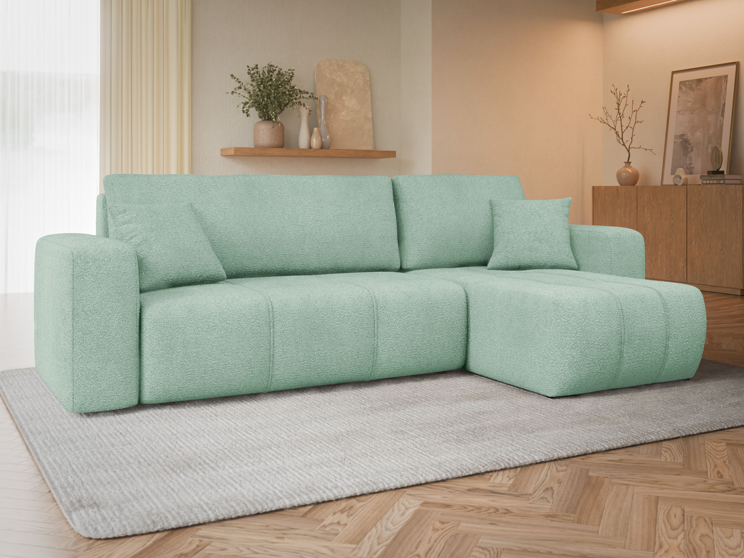 Hjørnesofa Comfivo Laurus (Coral 55)