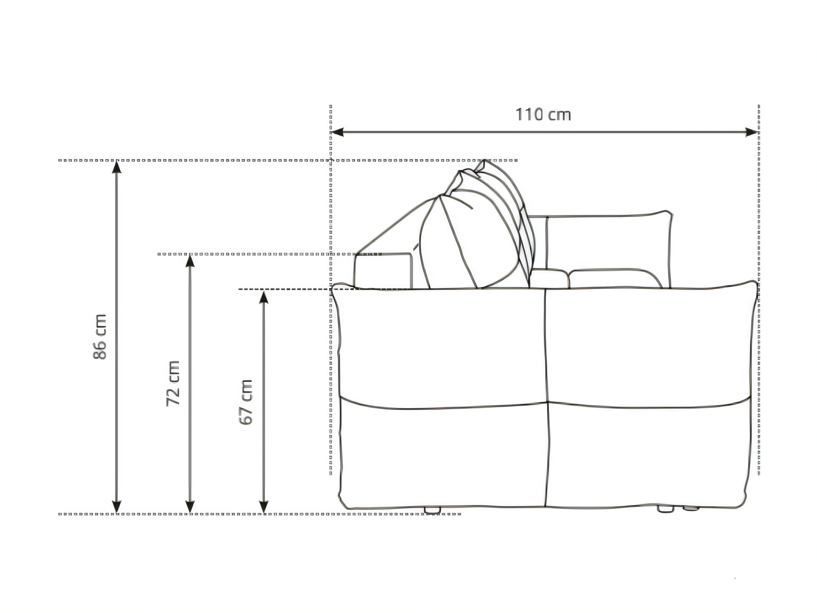 Sovesofa Kingston 206 (Wind 82)
