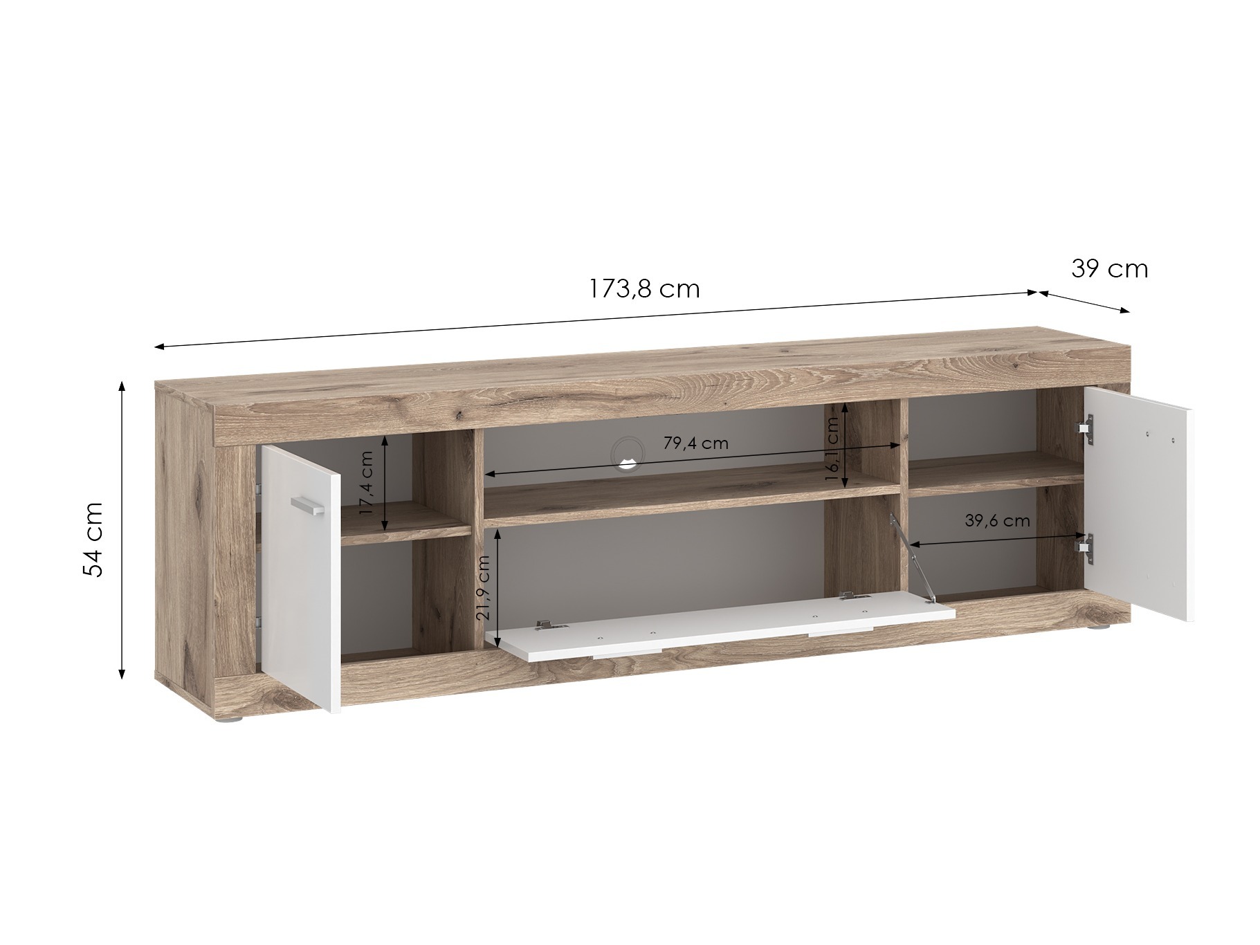 TV-bord Nolciri 100