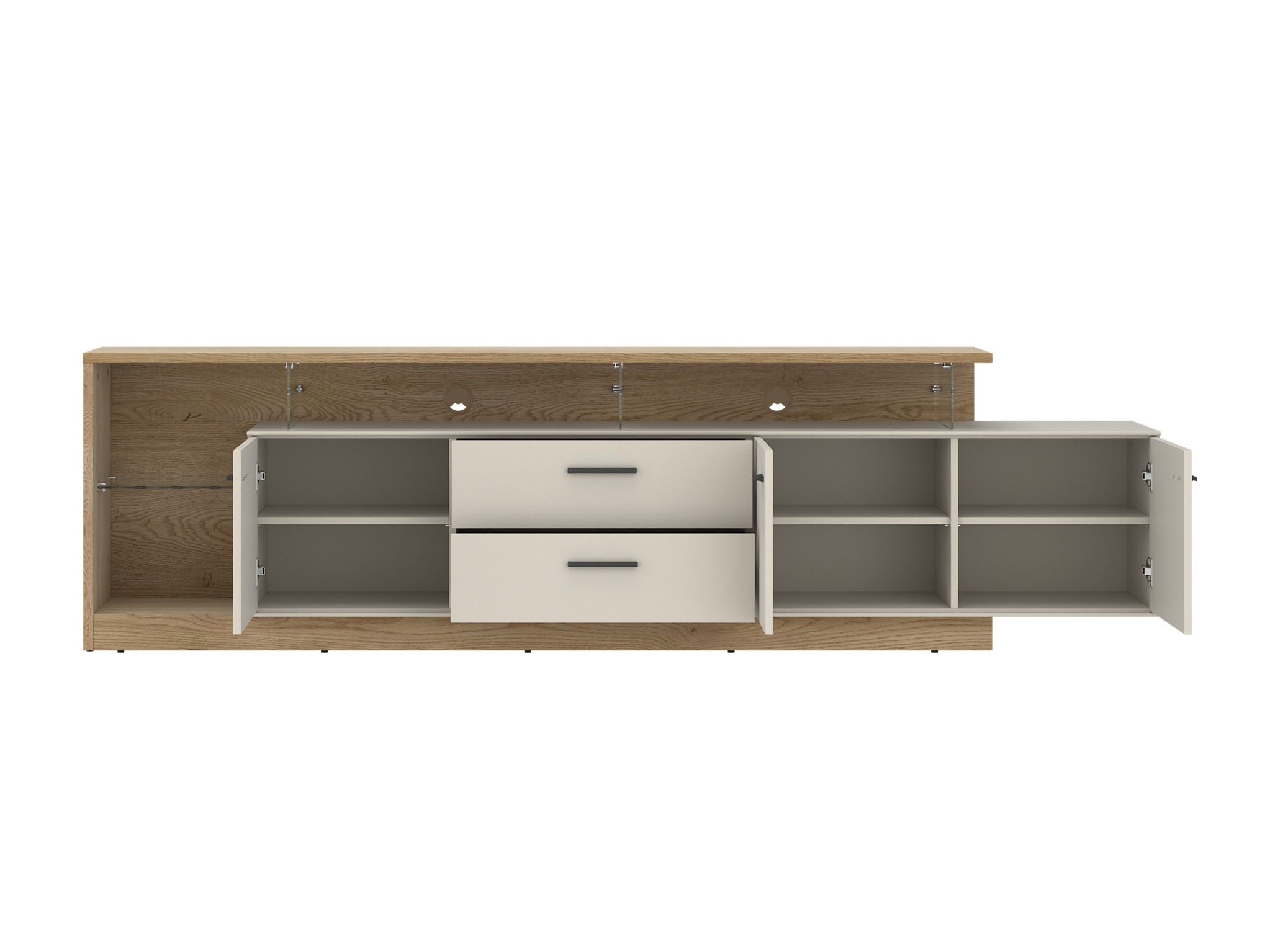 TV-bord Avicoro 107 (Sonoma eg + Kashmir)