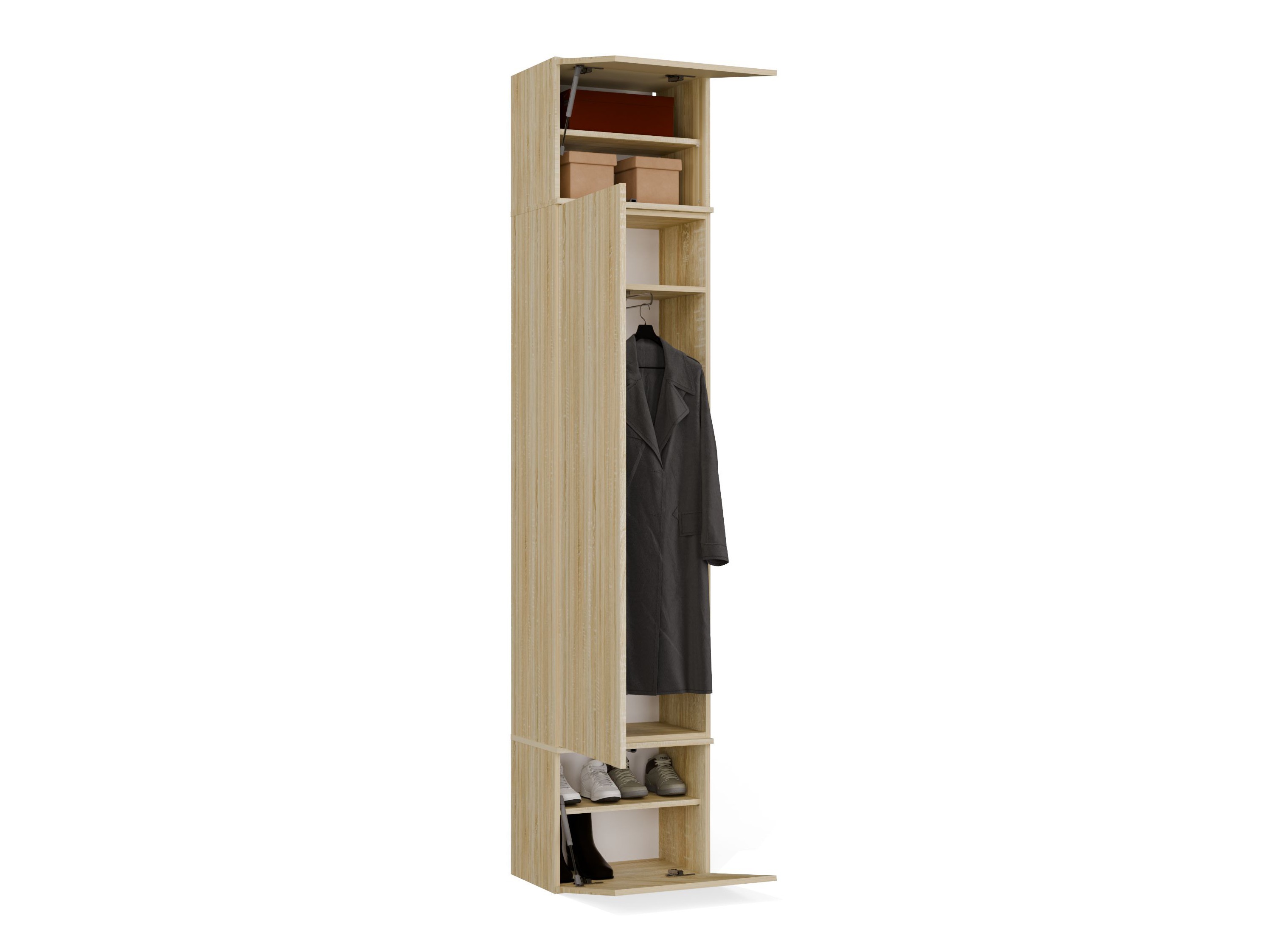 Garderobeskab Domtori 105 (Sonoma eg)