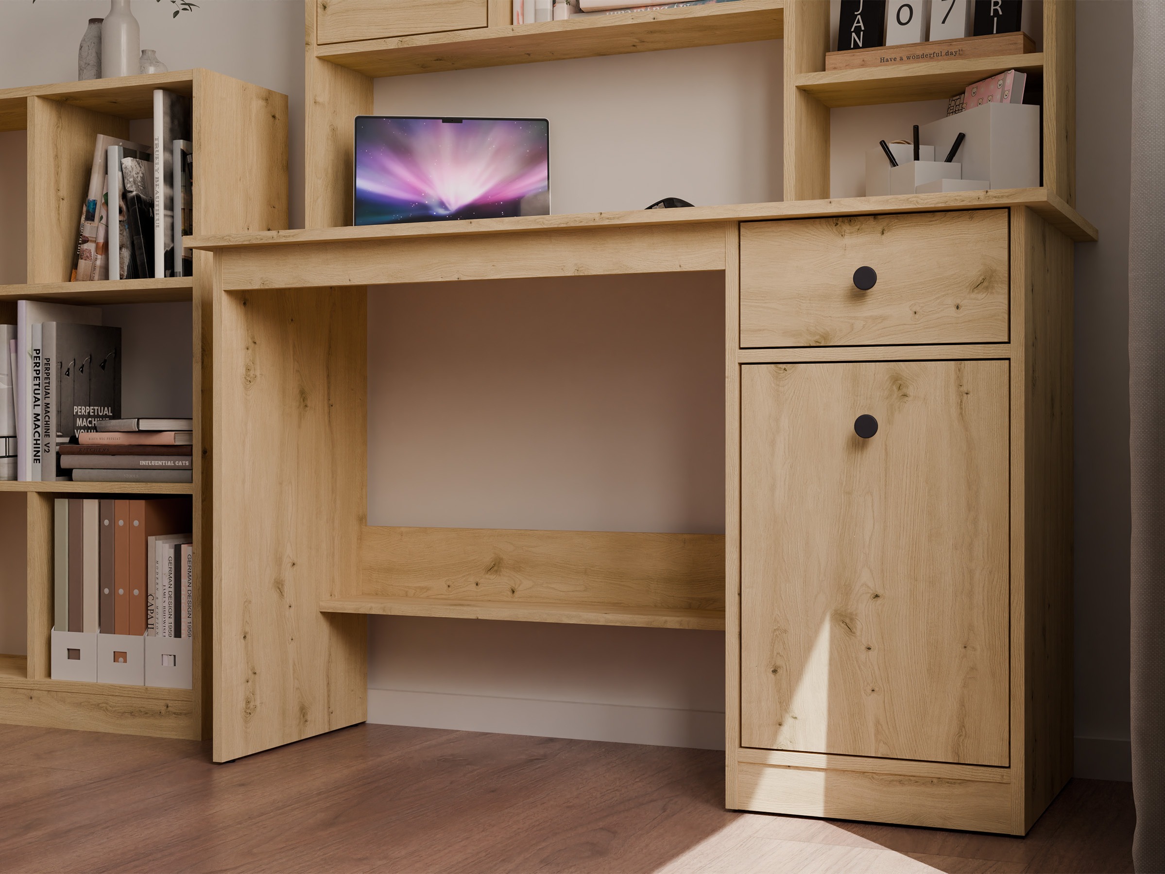 Skrivebord Mandeville 376 (Artisan eg)