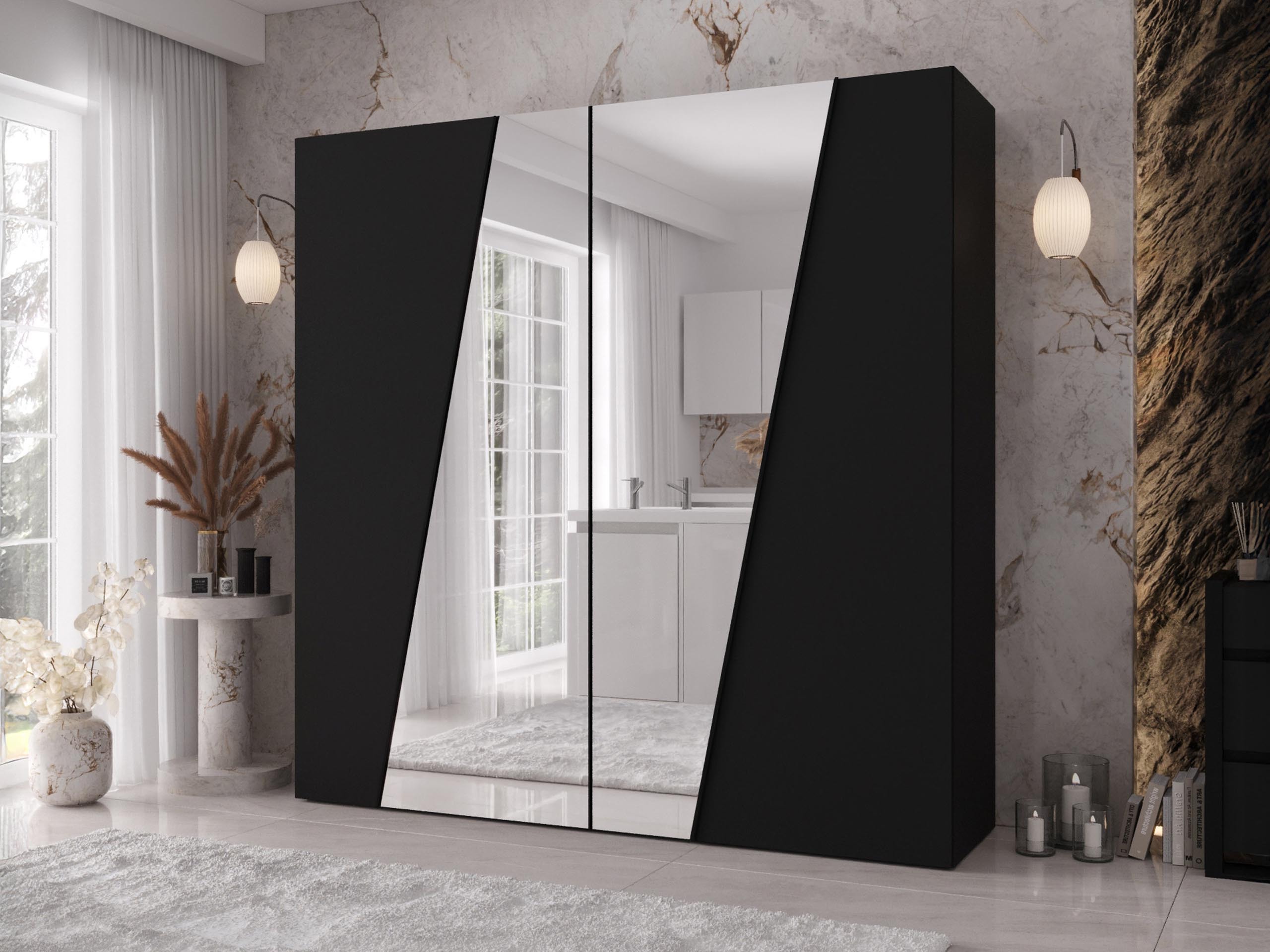 Garderobeskab Hartford 635 (Sort)