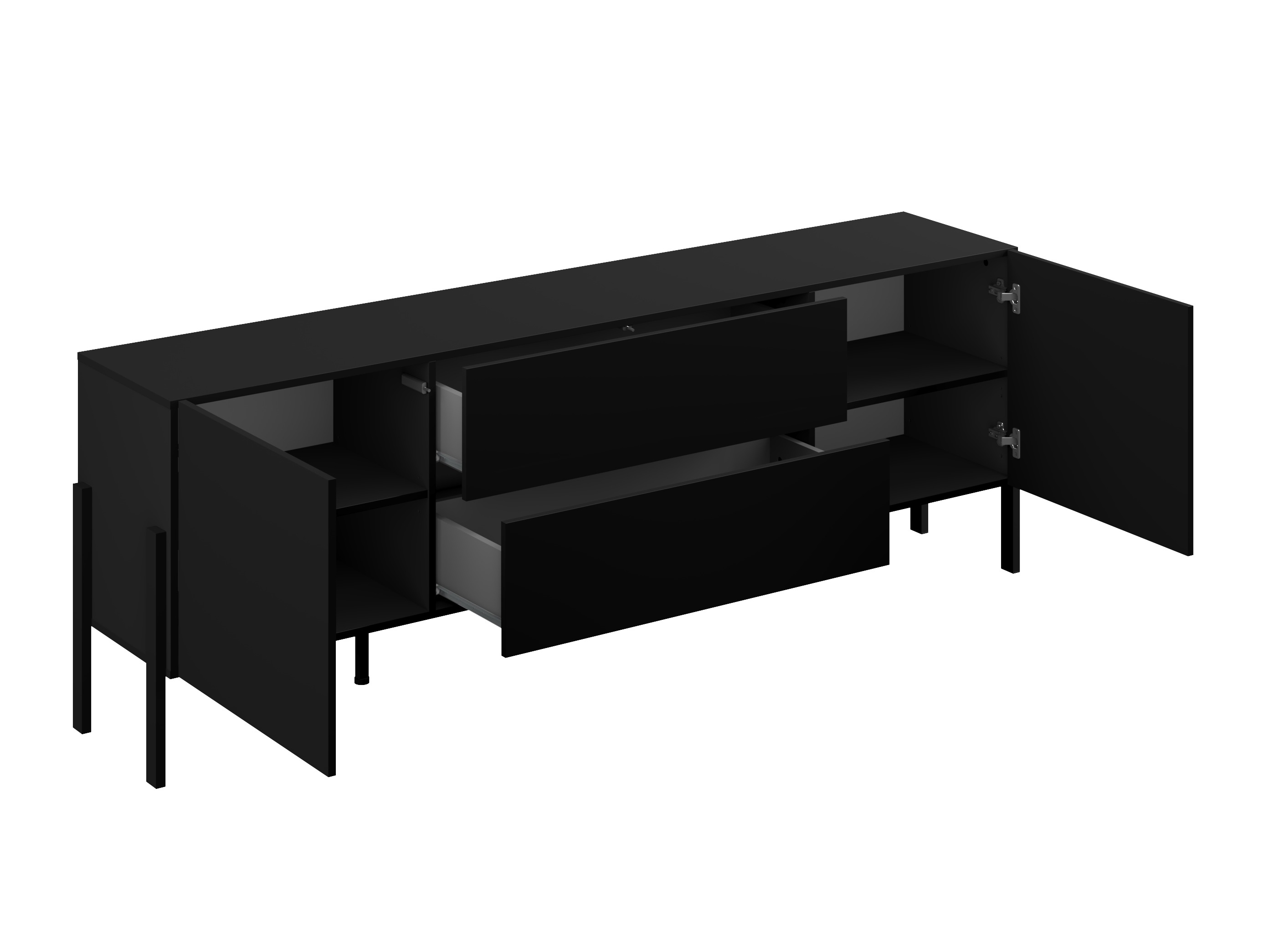 TV-bord Etsore 102 (Sort)