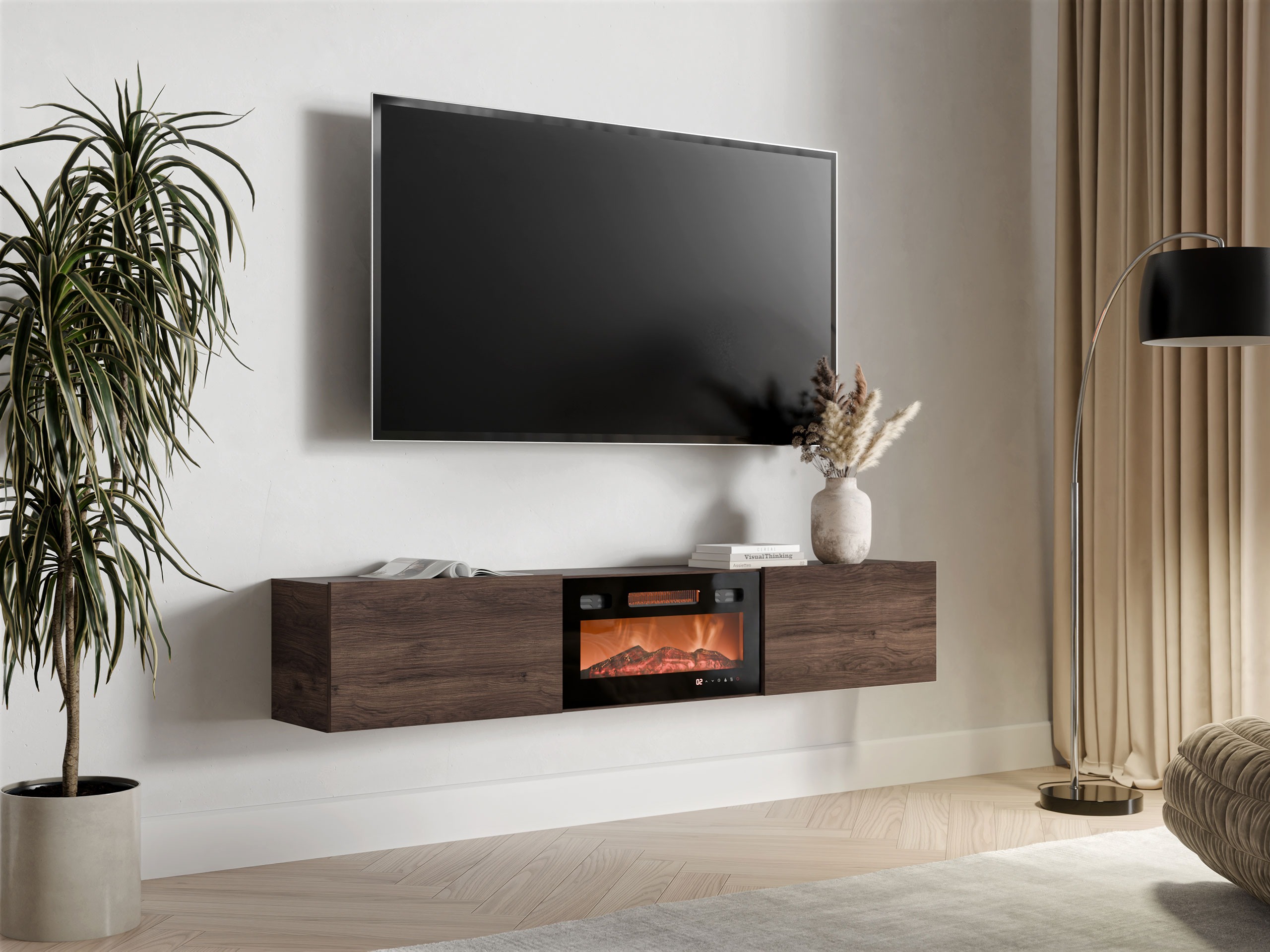 TV-bord Donos III (Valnød)
