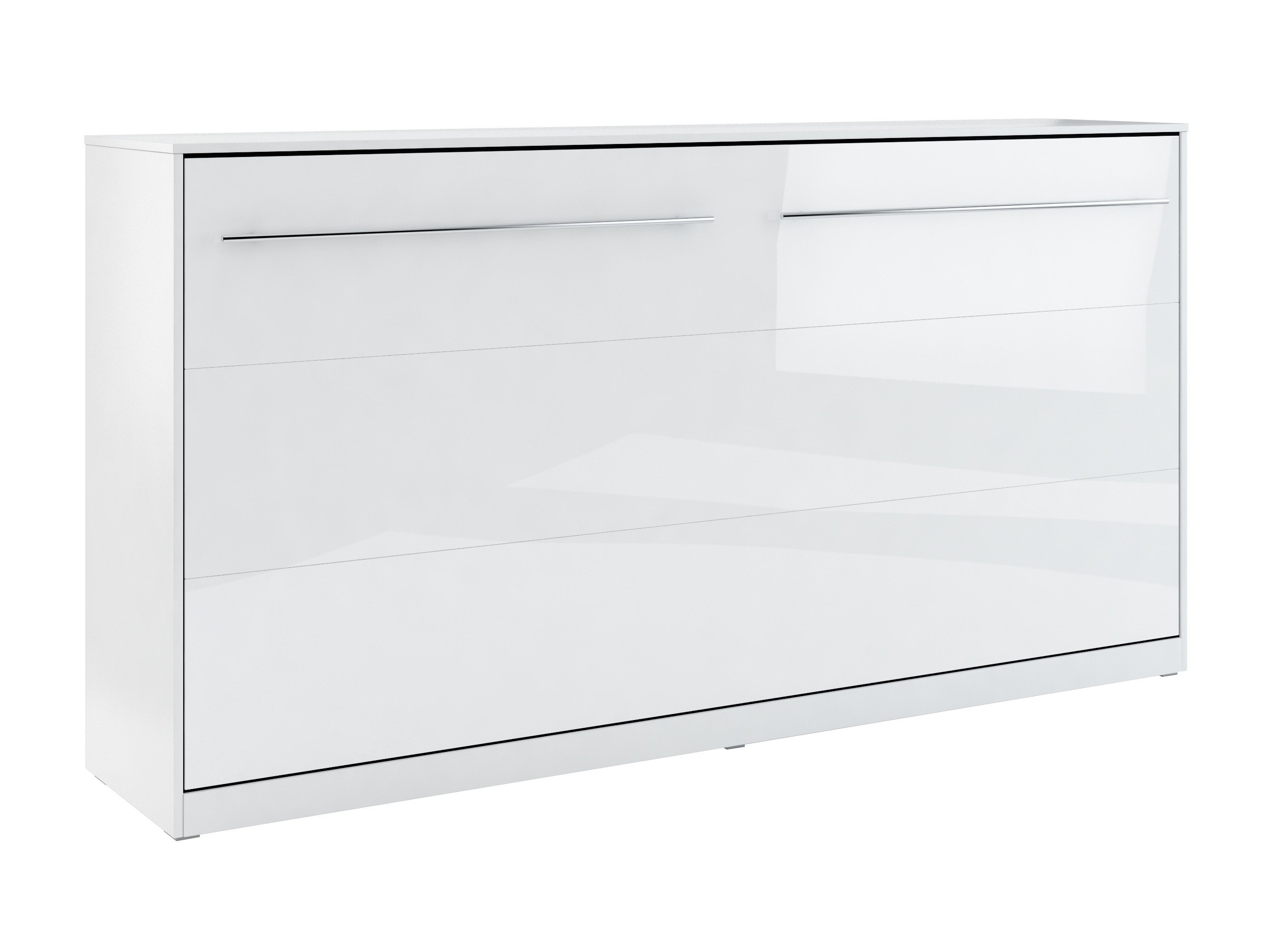 Vægseng Concept Pro Lenart IV (Hvid + Glansfuld hvid)