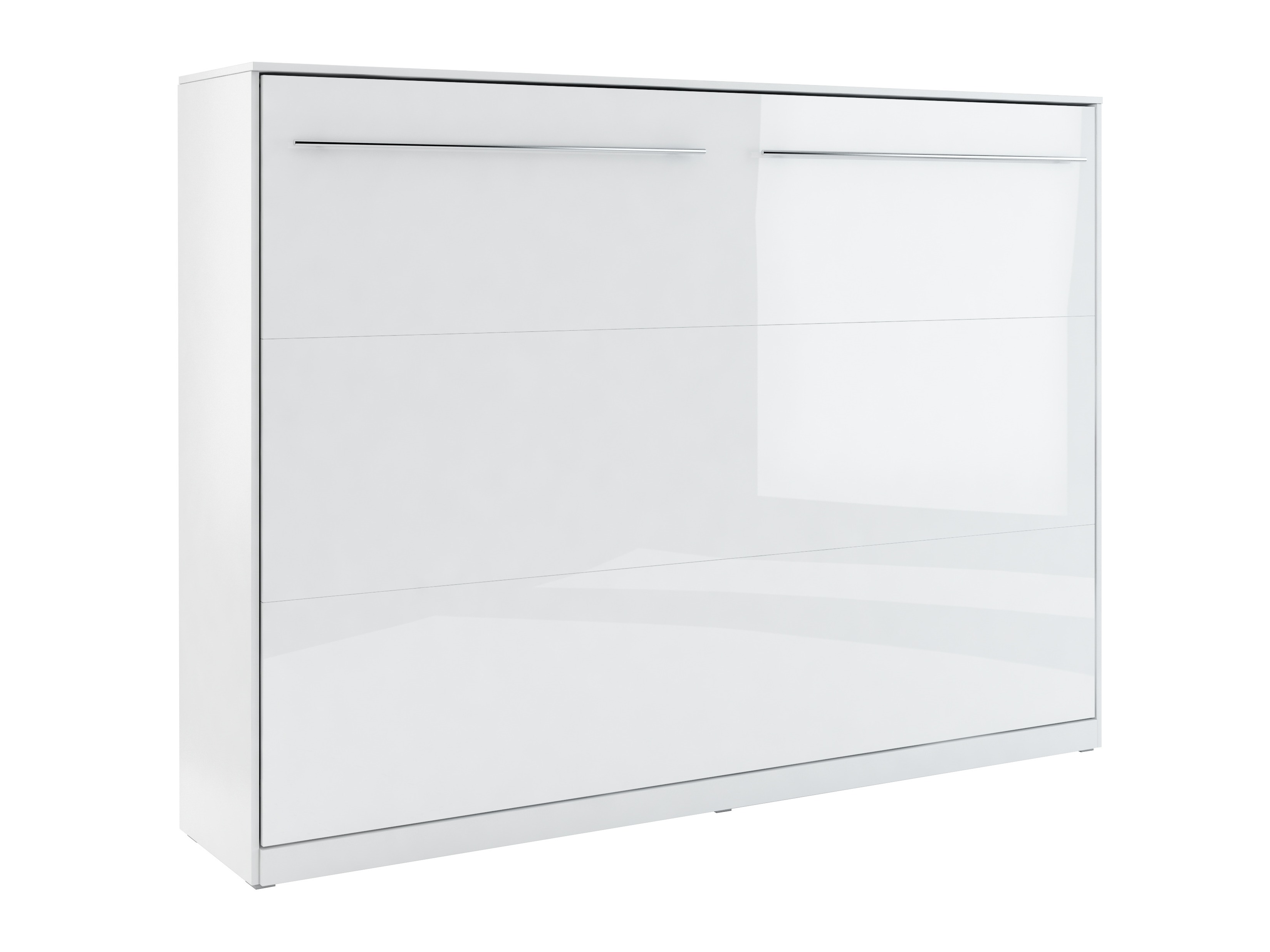 Vægseng Concept Pro Lenart IV (Hvid + Glansfuld hvid)