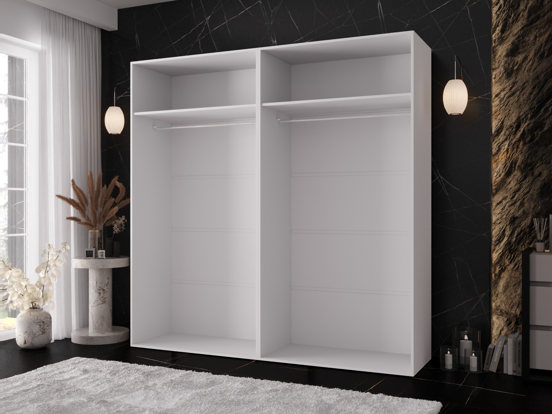 Garderobeskab Hartford 636 (Hvid)