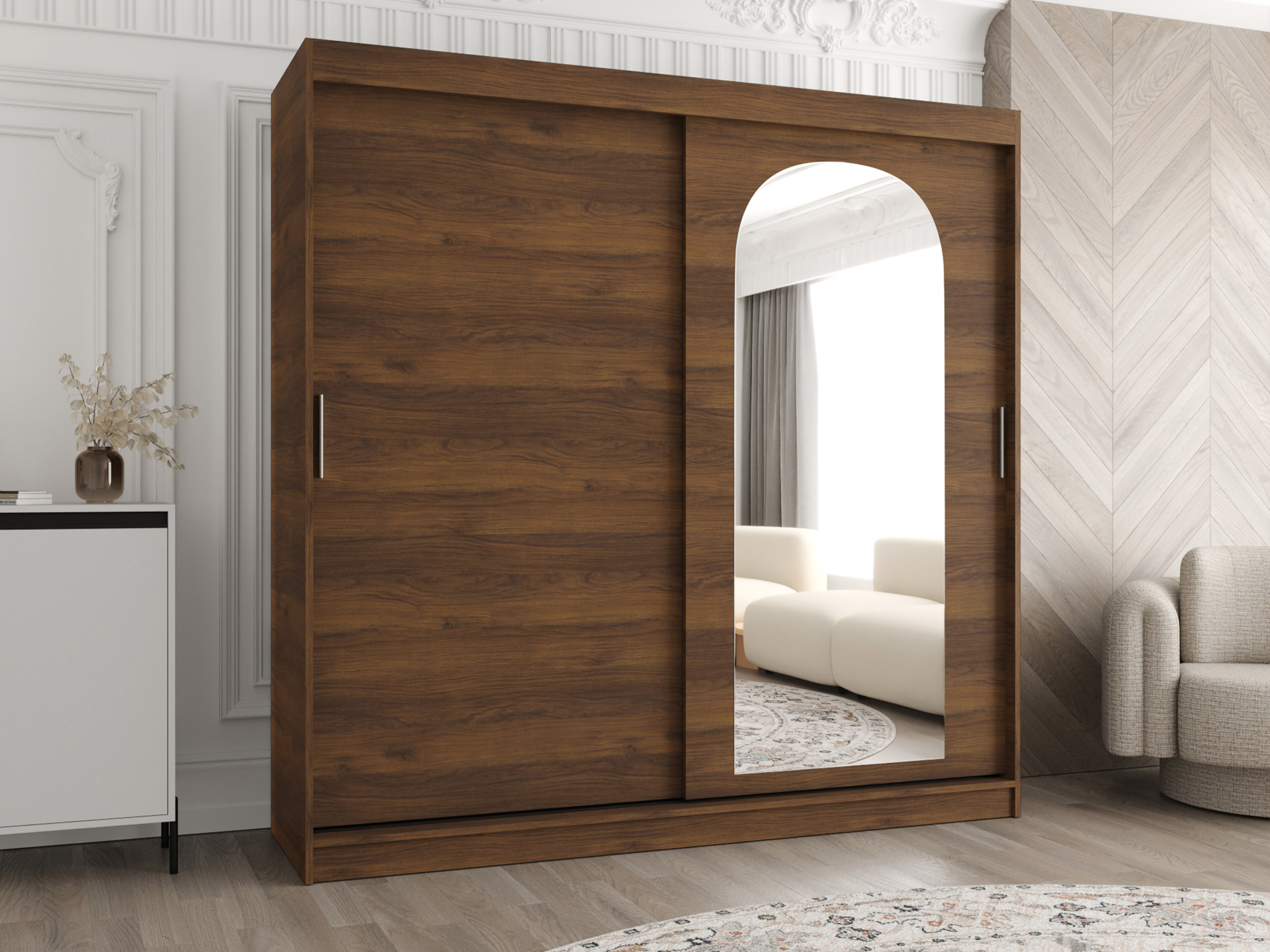 Garderobeskab Hartford 499 (Valnød)