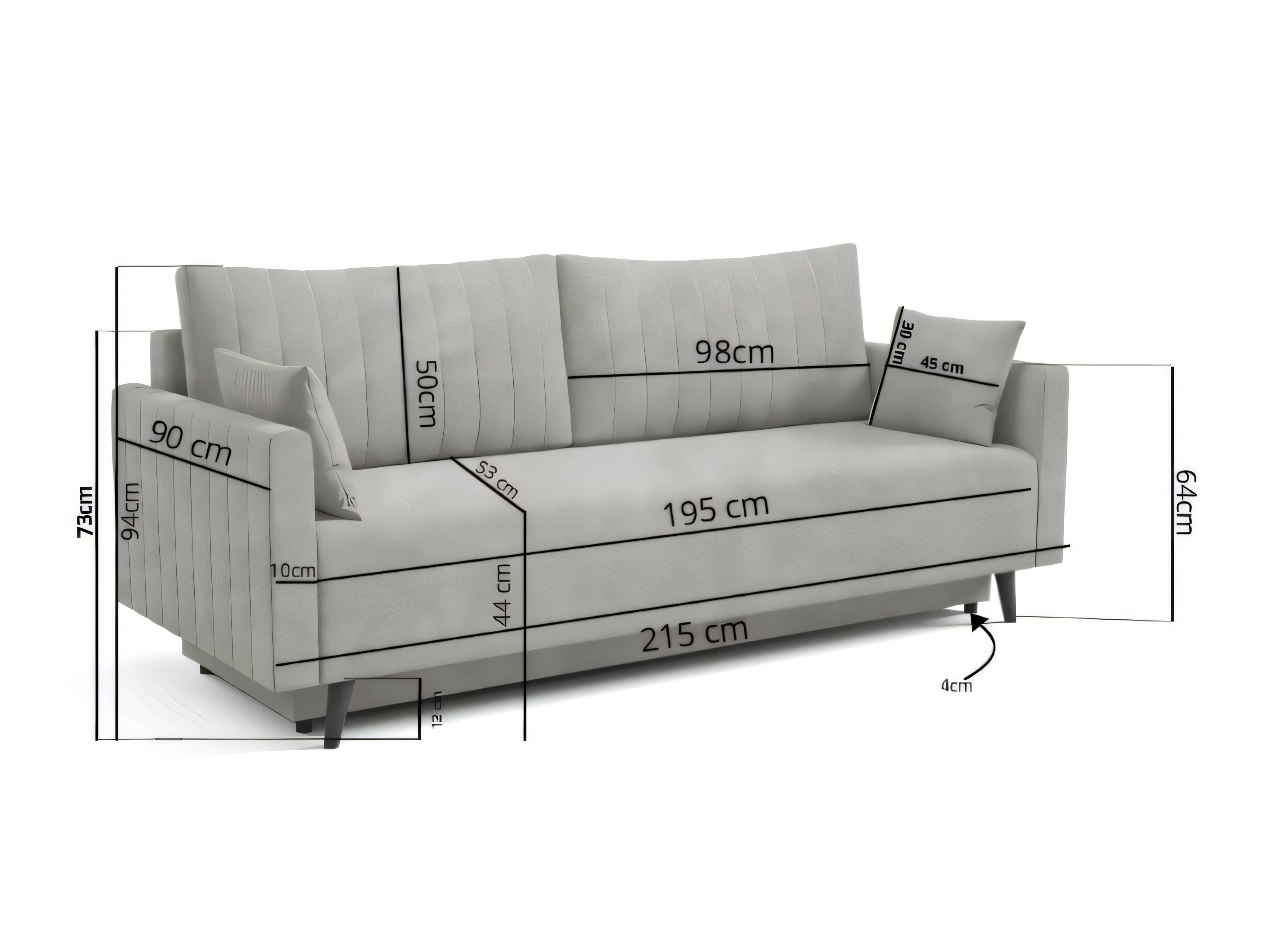 Sovesofa Orlando 233 (Sereno 684)