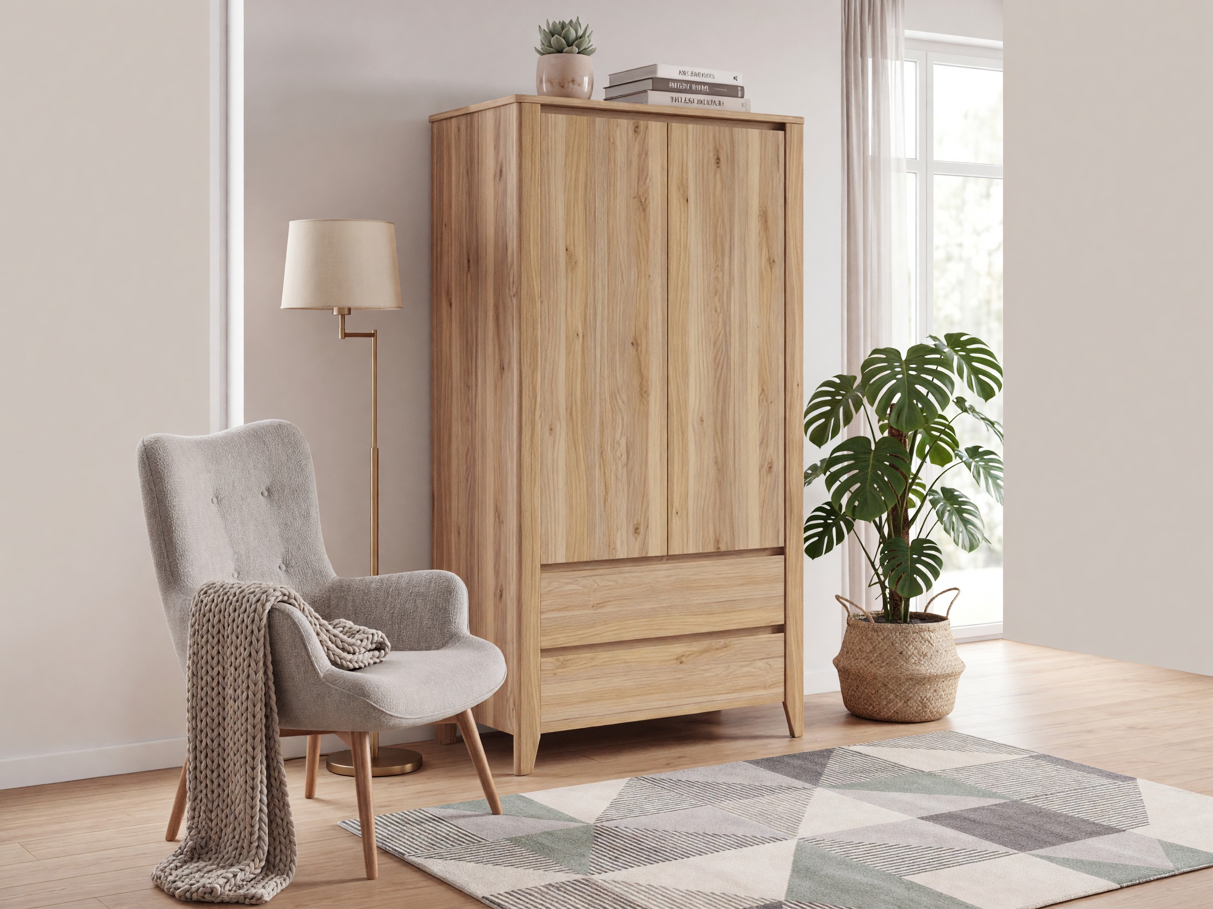 Garderobeskab Talduno 103 (Lys eg)