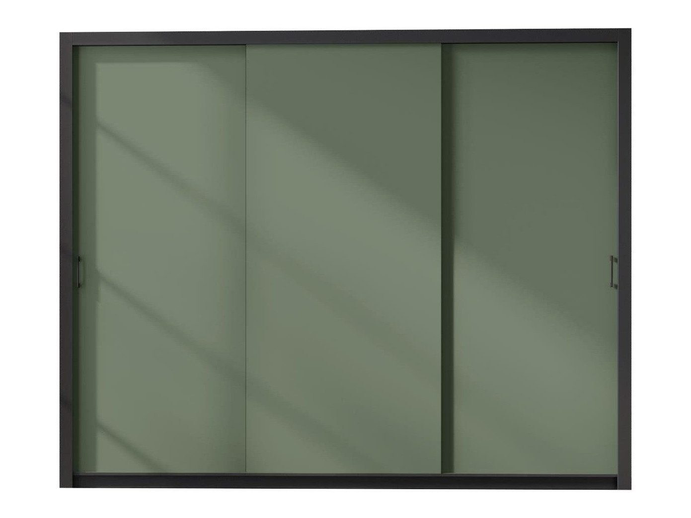 Garderobeskab Murrieta 193 (Sort + Grøn)