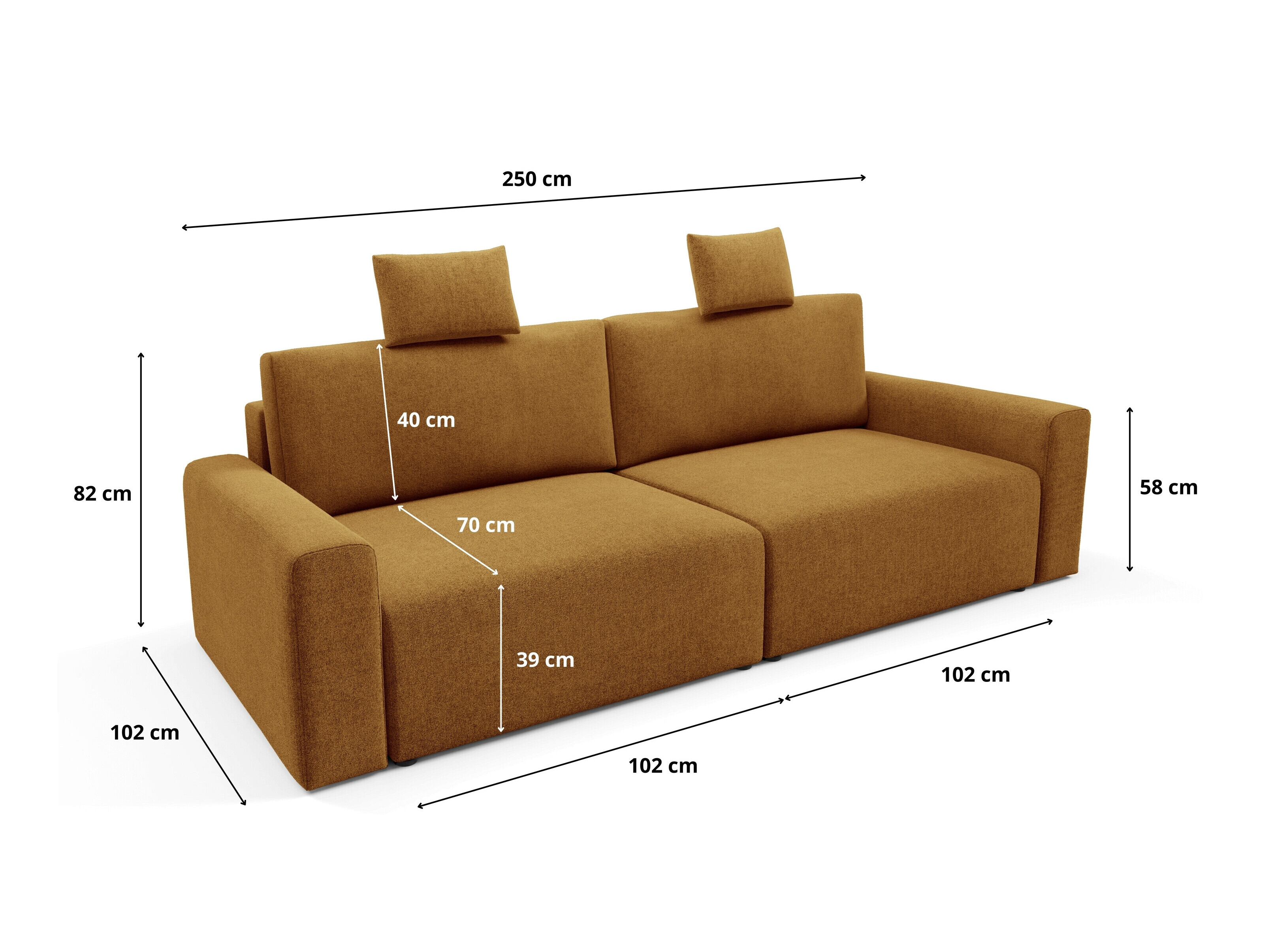 Sovesofa Franklin 224 (Sicuro 25)