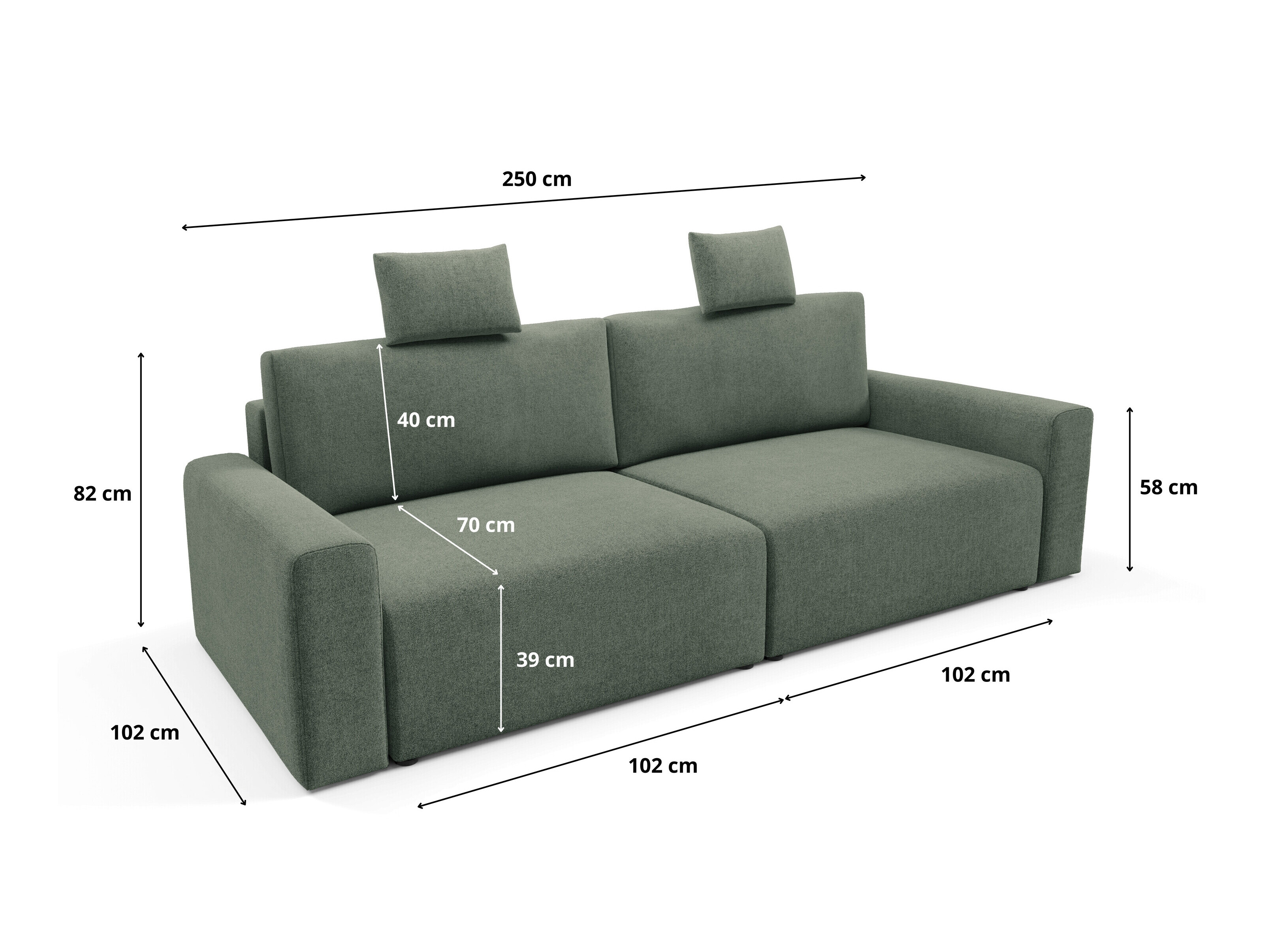 Sovesofa Franklin 224 (Sicuro 5)