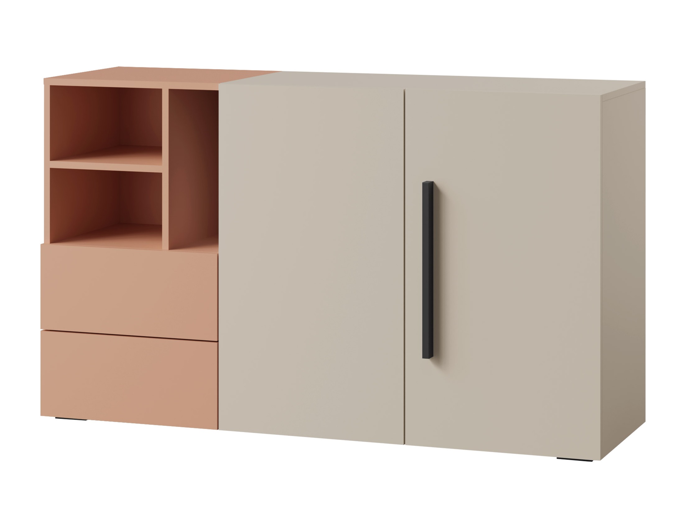 Kommode Etruva 106 (Kashmir + Lyserød)
