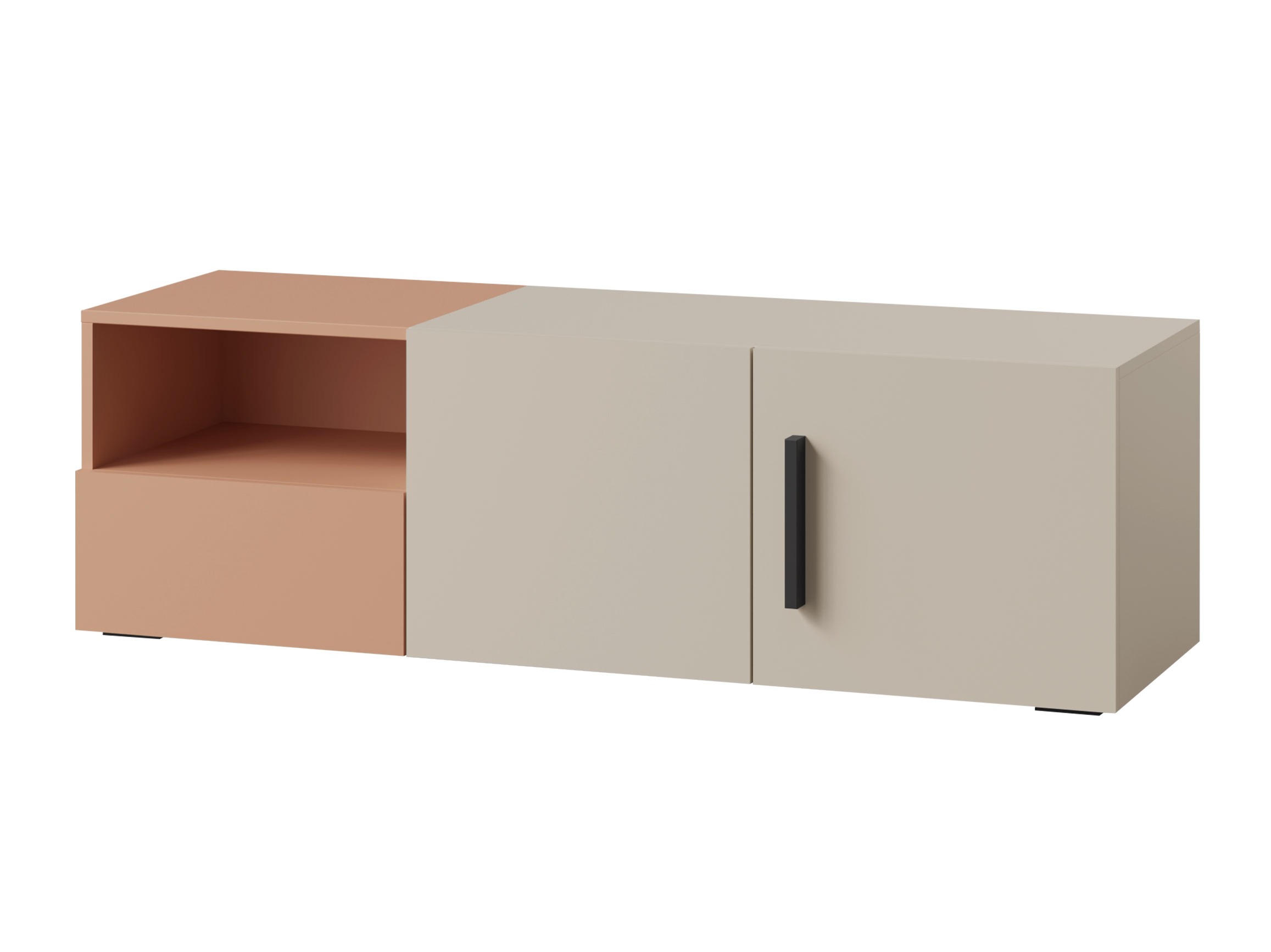 TV-bord Etruva 108 (Kashmir + Lyserød)