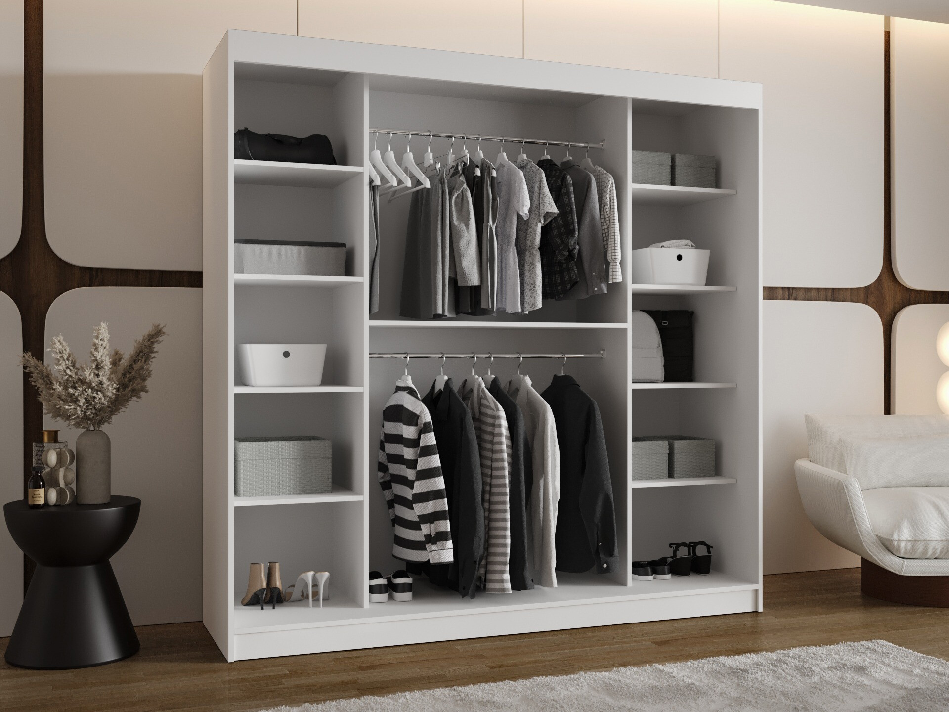 Garderobeskab Hartford 507 (Hvid)