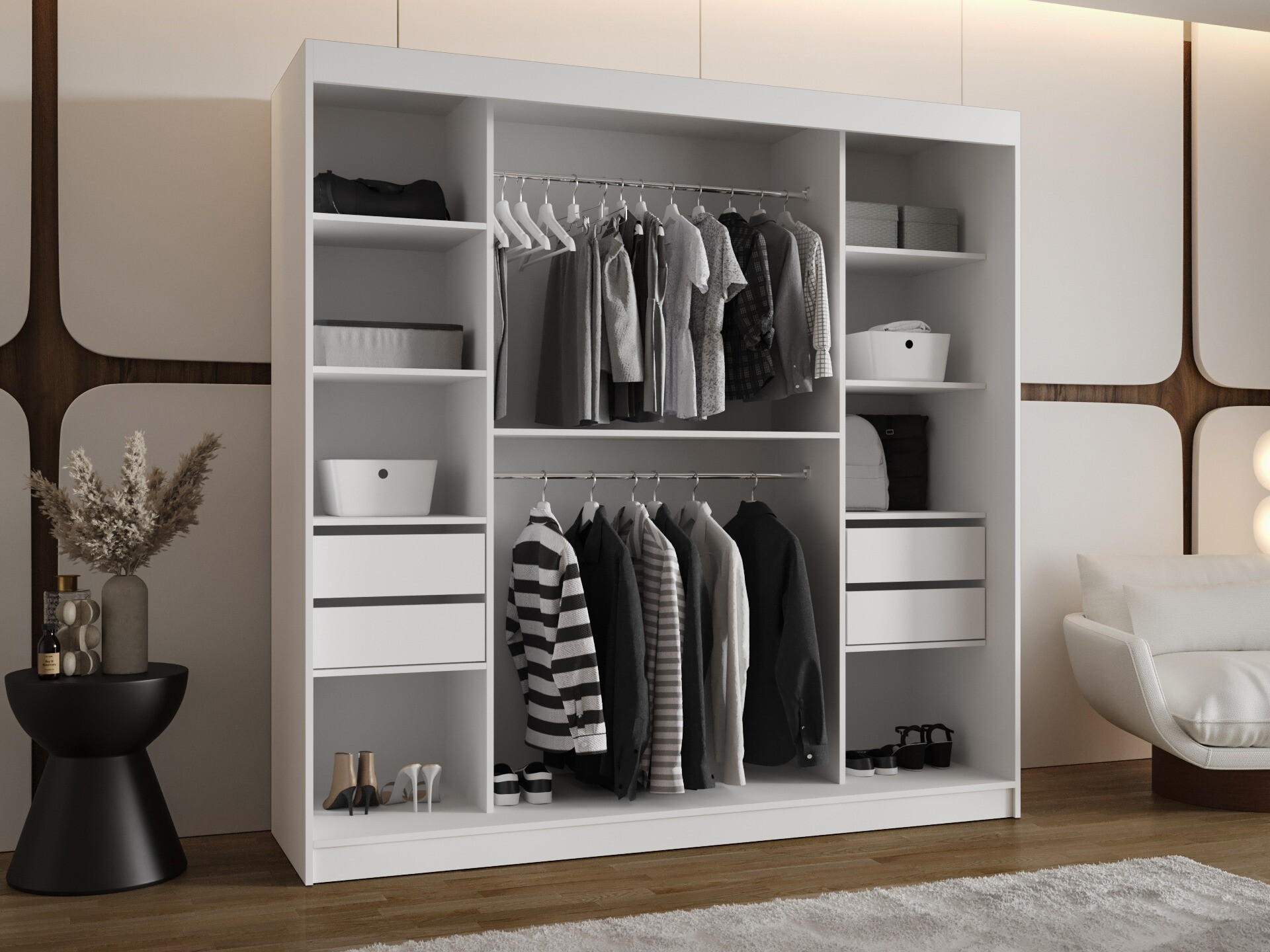 Garderobeskab Hartford 507 (Hvid)