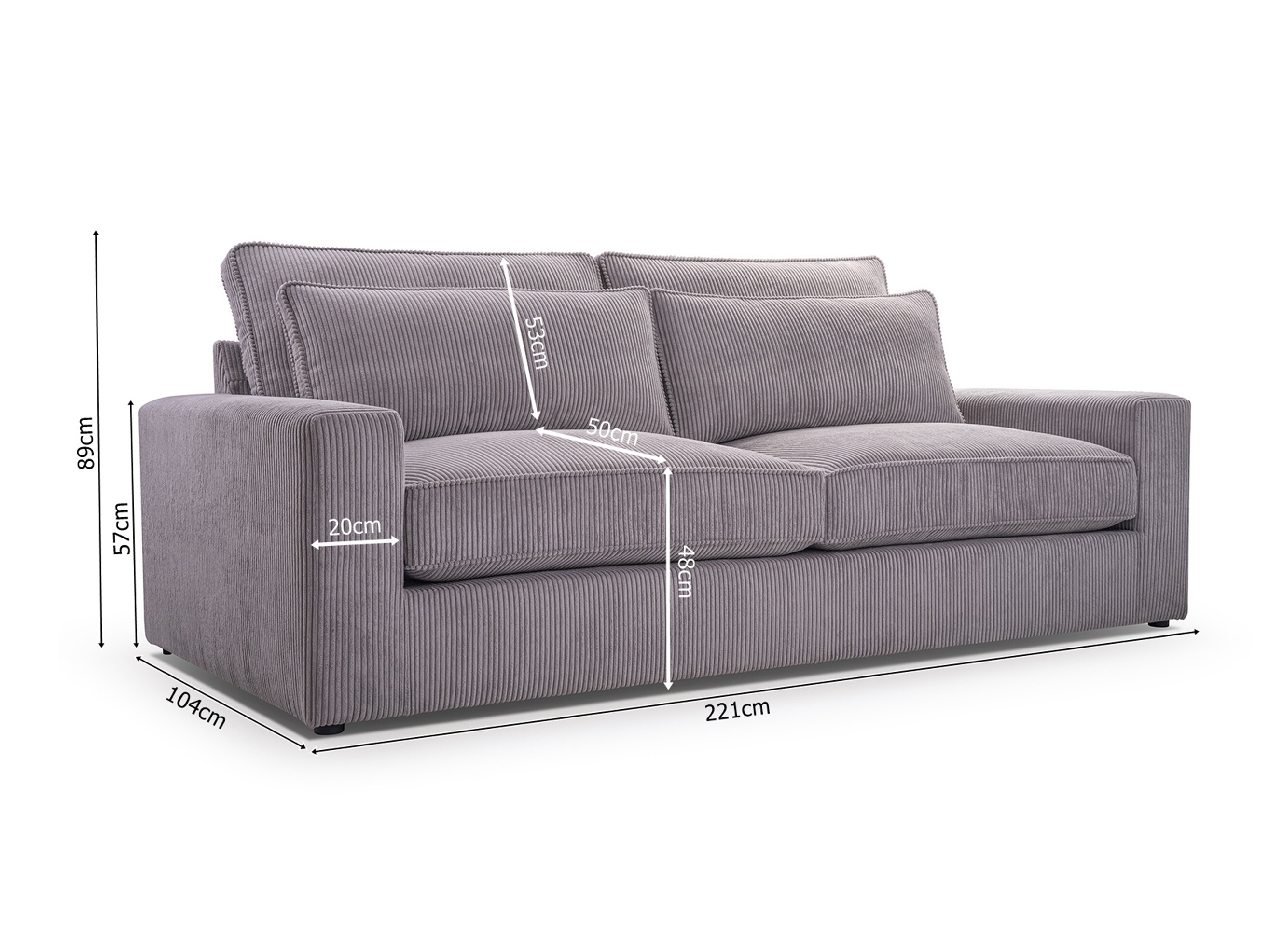 Sofa Lufkin 142 (Lincoln 86)