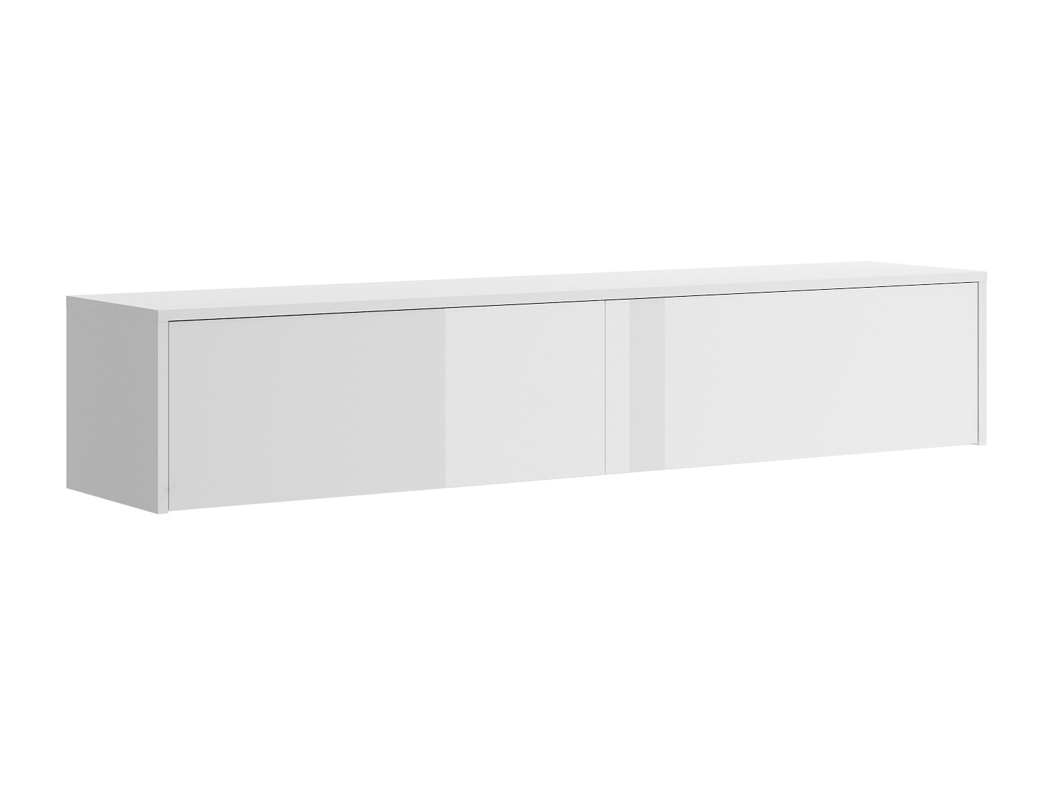 Vægskab Concept Lenart (Glansfuld hvid + Hvid)