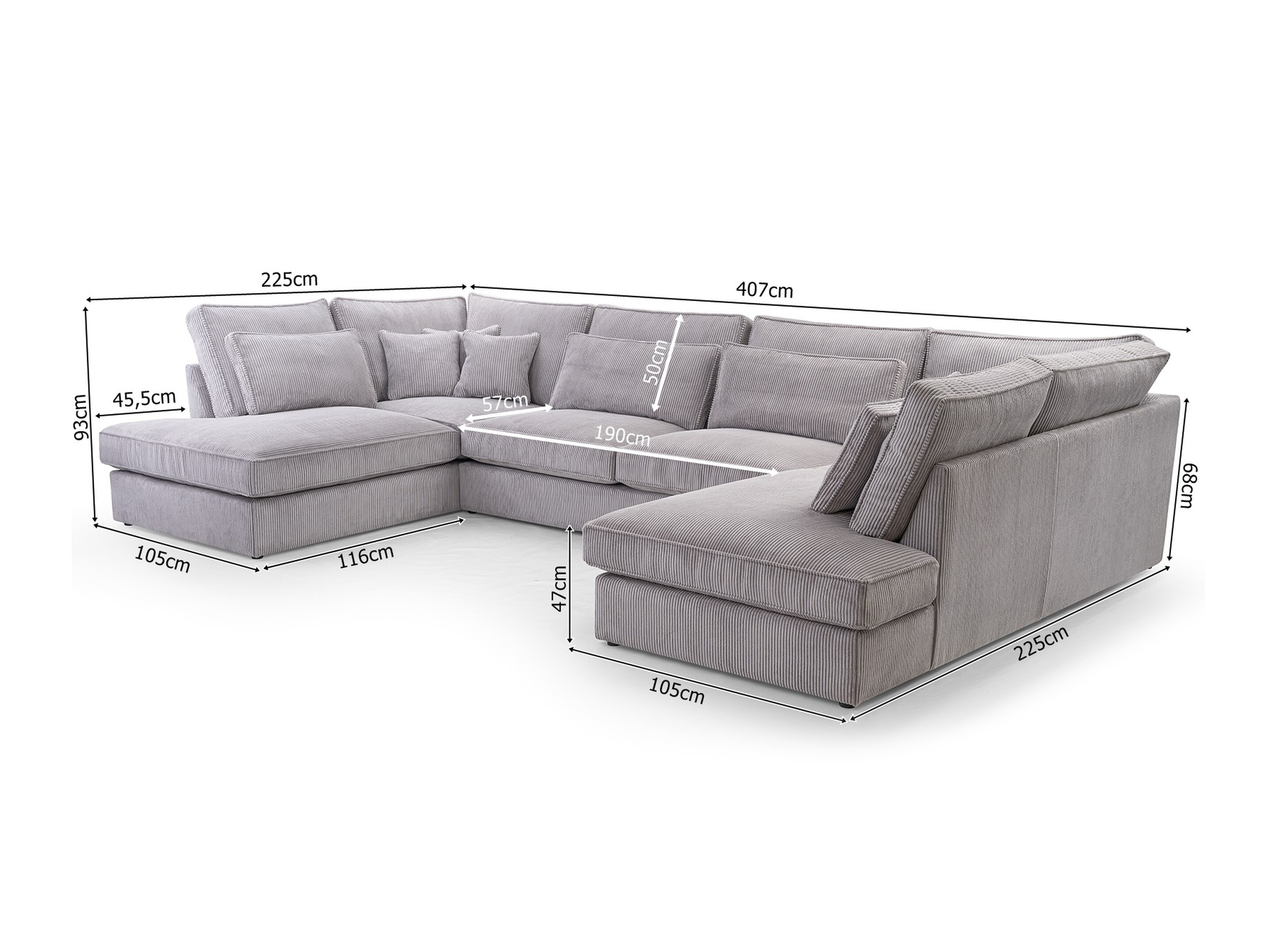 Hjørnesofa Somava 104 (Lincoln 86)