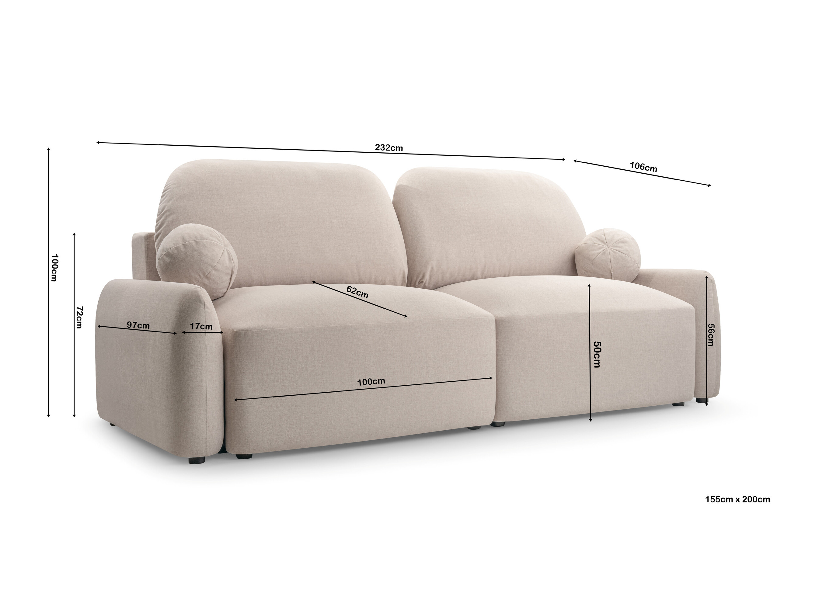 Sovesofa Lufkin 153 (Quelle 92)