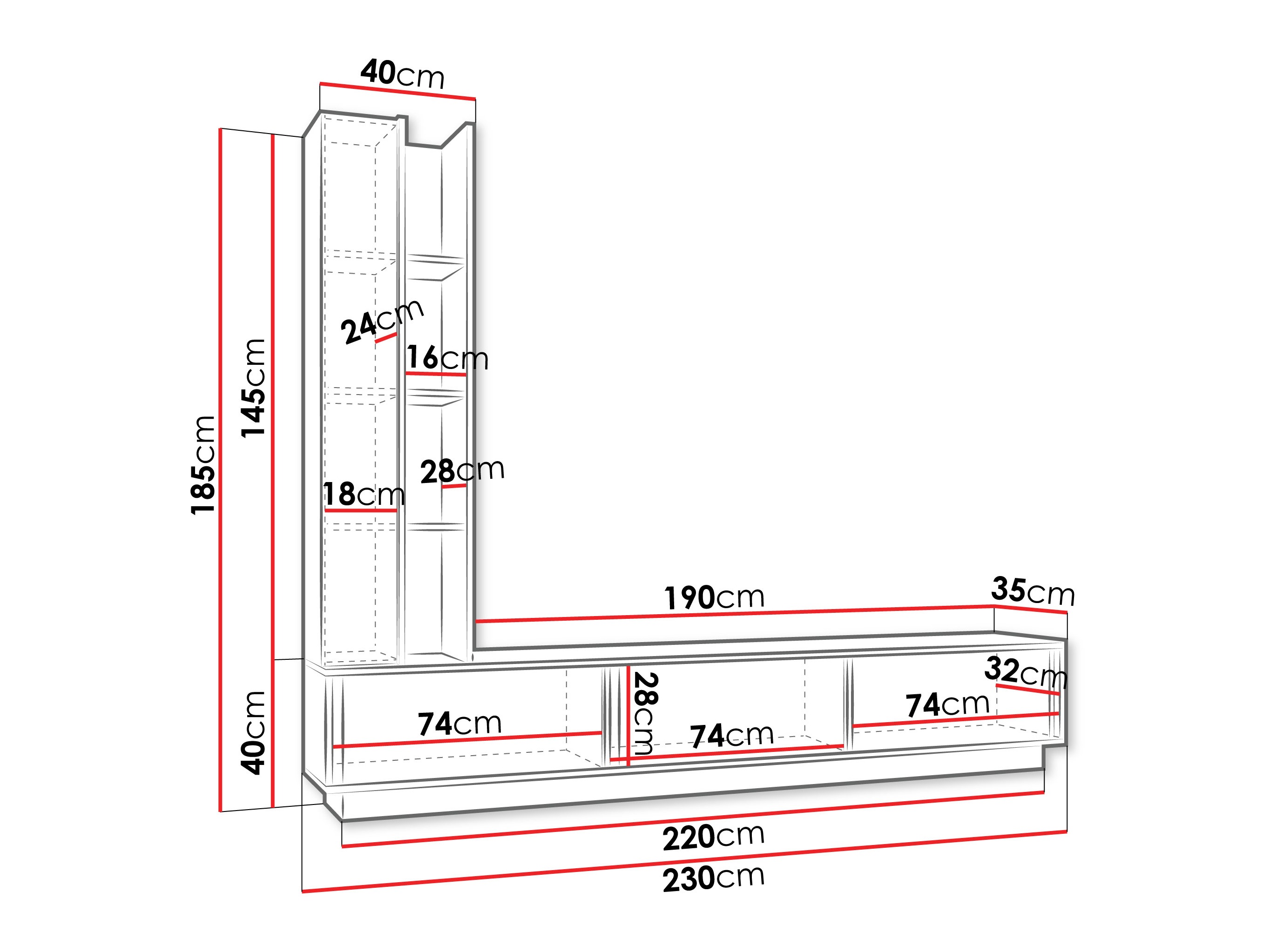 Stuemøbelsæt Modes