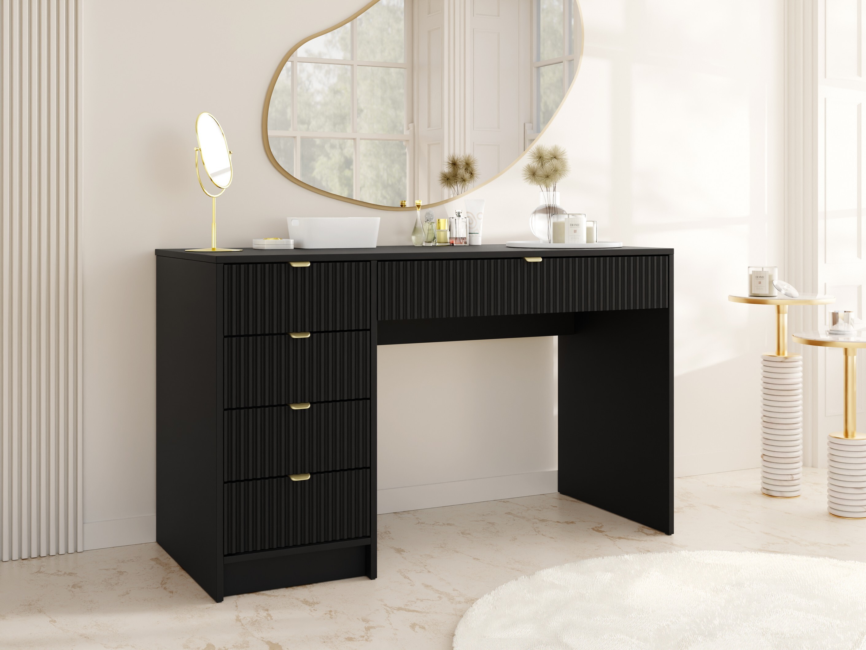 Skrivebord Comfivo Papilio (Sort)