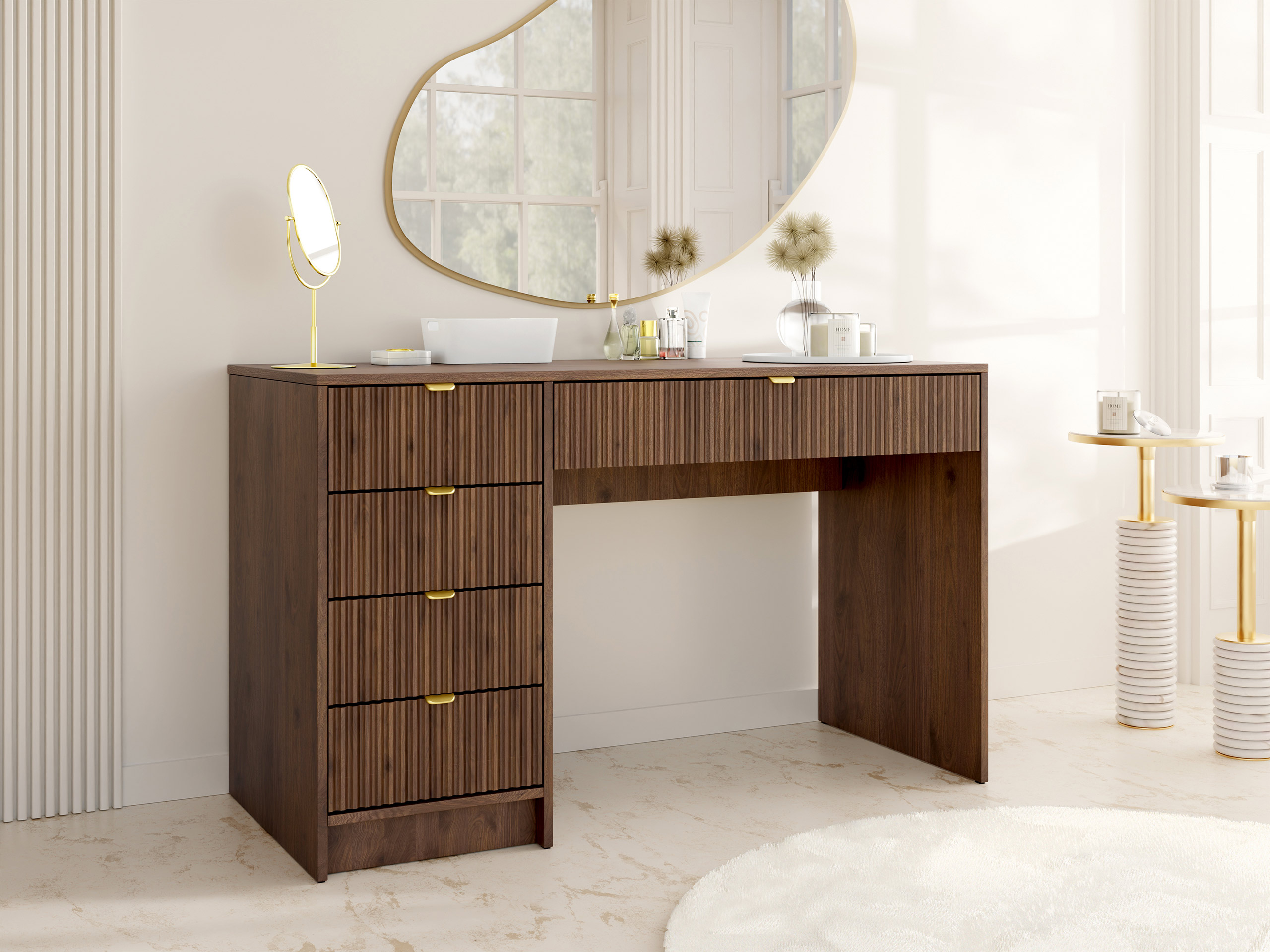 Skrivebord Comfivo Papilio (Valnød)