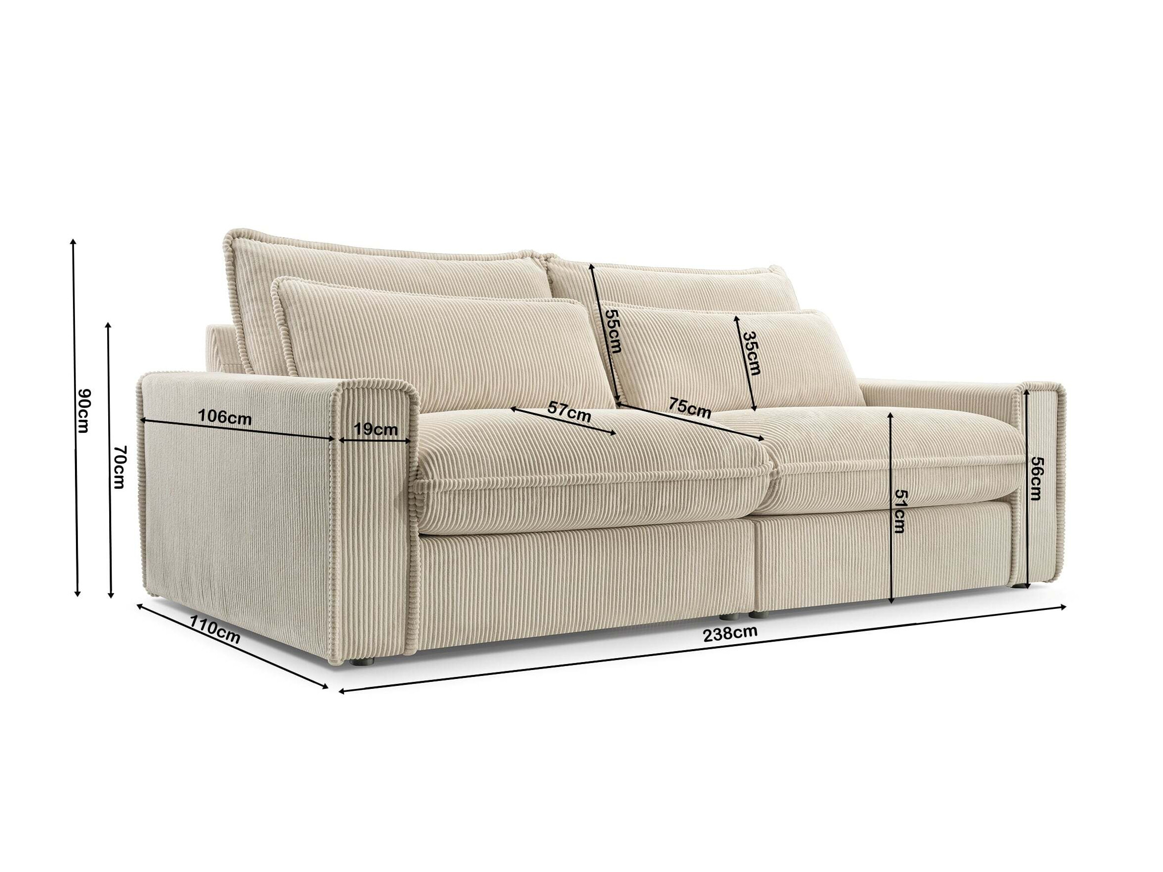 Sofa Lufkin 161 (Lincoln 37)