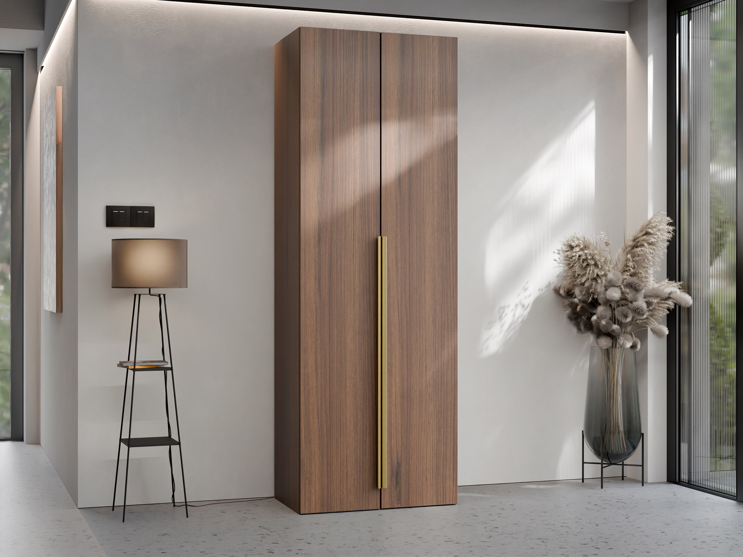 Reol Comfivo 578 (Valnød + Gylden)