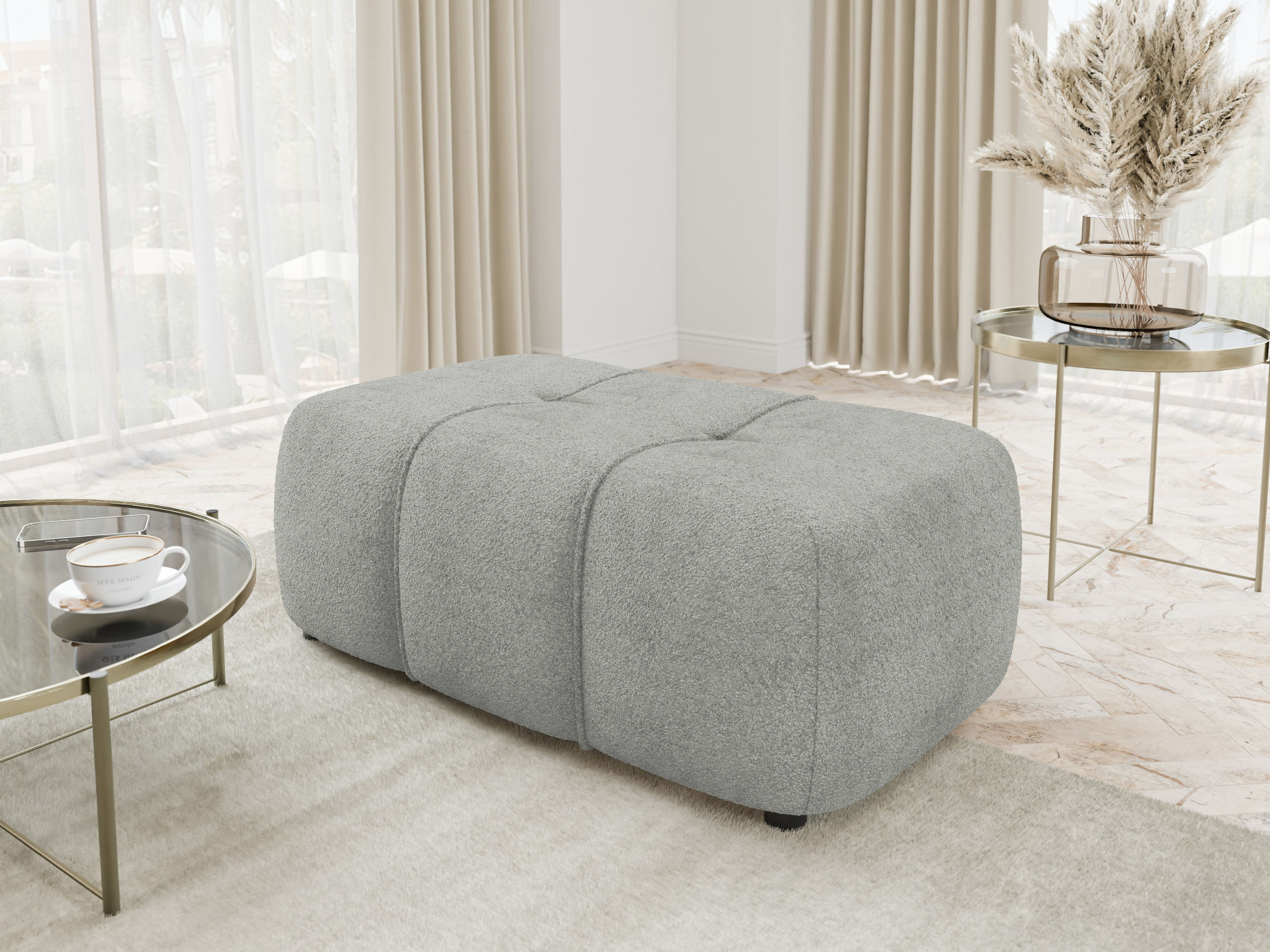 Polstret bænk Comfivo Laurus (Coral 75)