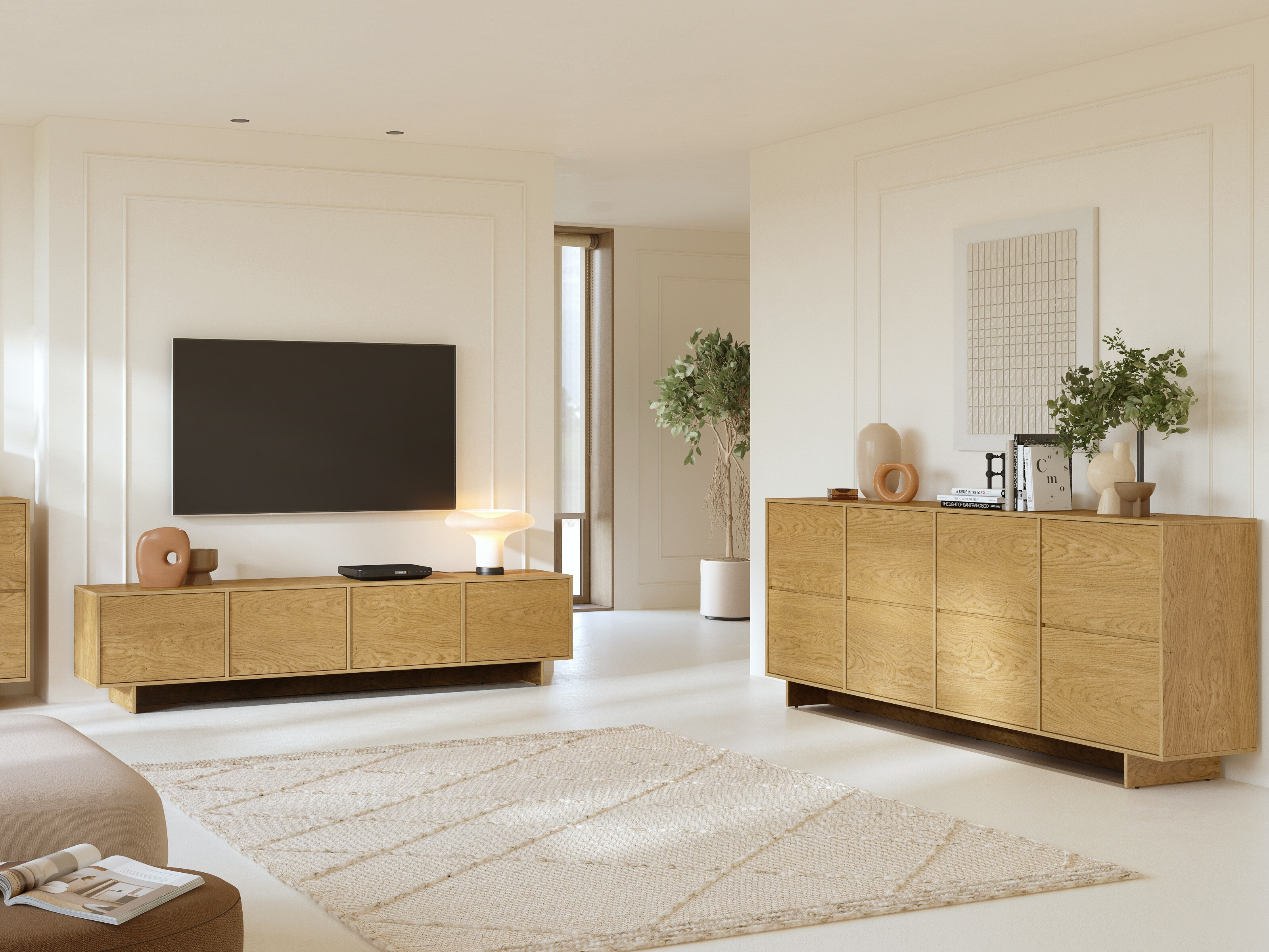 Skænk Cavbali 102 (Lyst træ)
