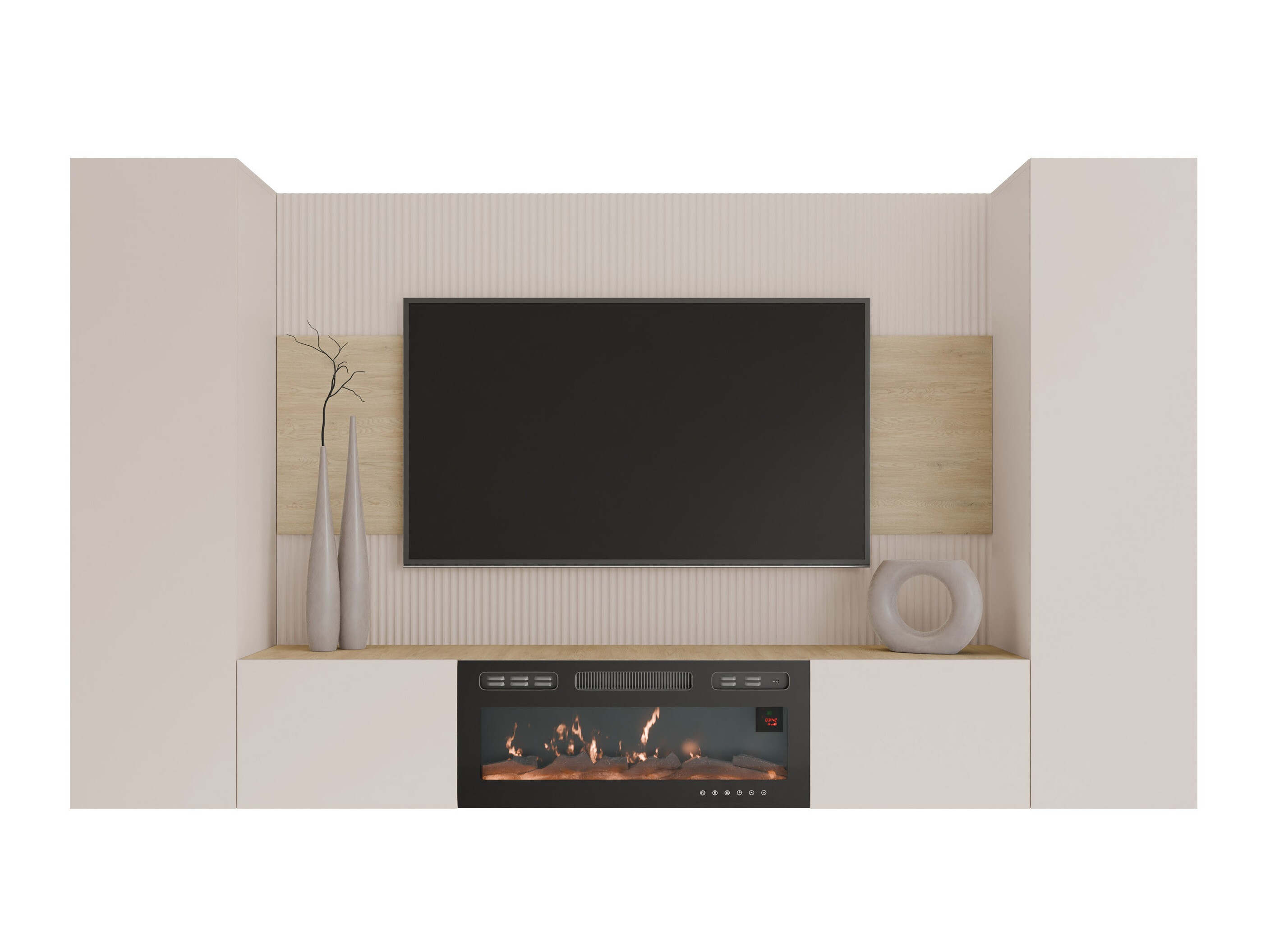 Stuemøbelsæt Comfivo Salix VIII (Beige + Cremona-eg)