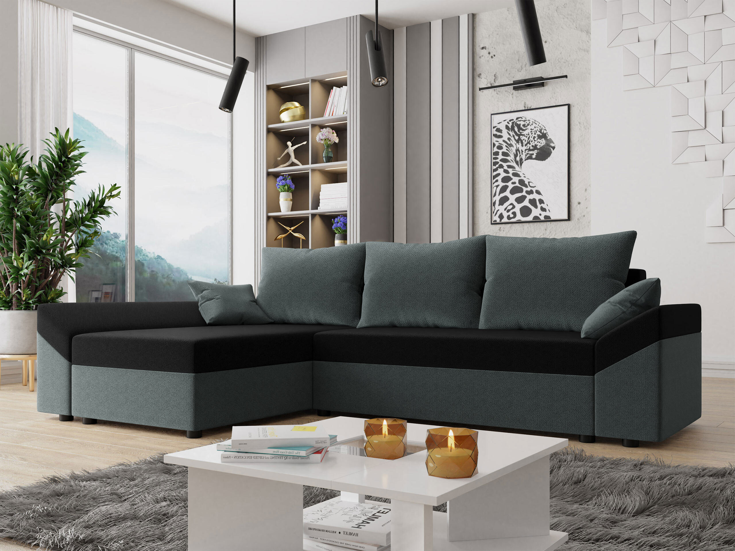Hjørnesofa Memphis 130 (Paros 06 + Kronos 07)