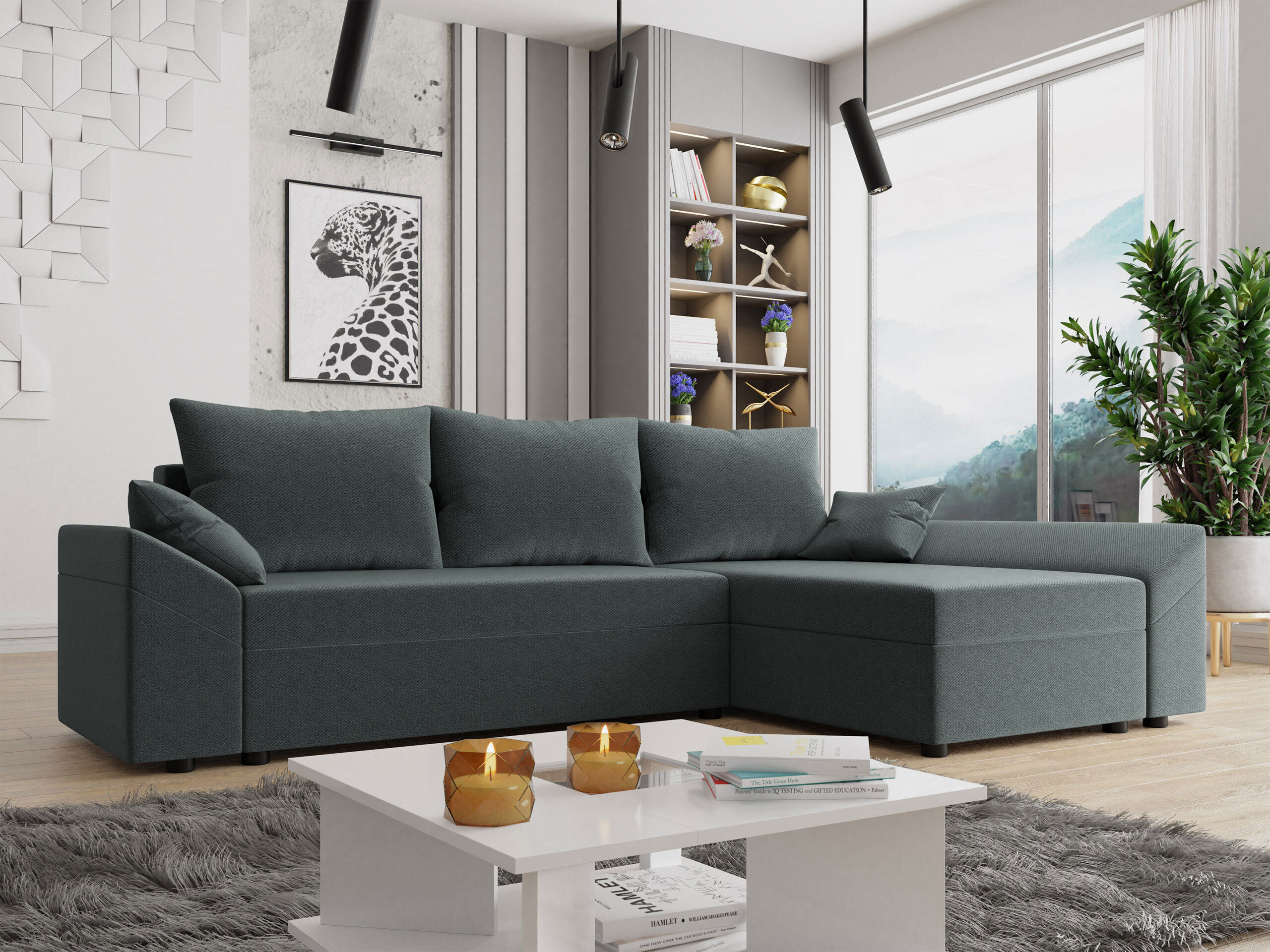 Hjørnesofa Memphis 130 (Paros 06)