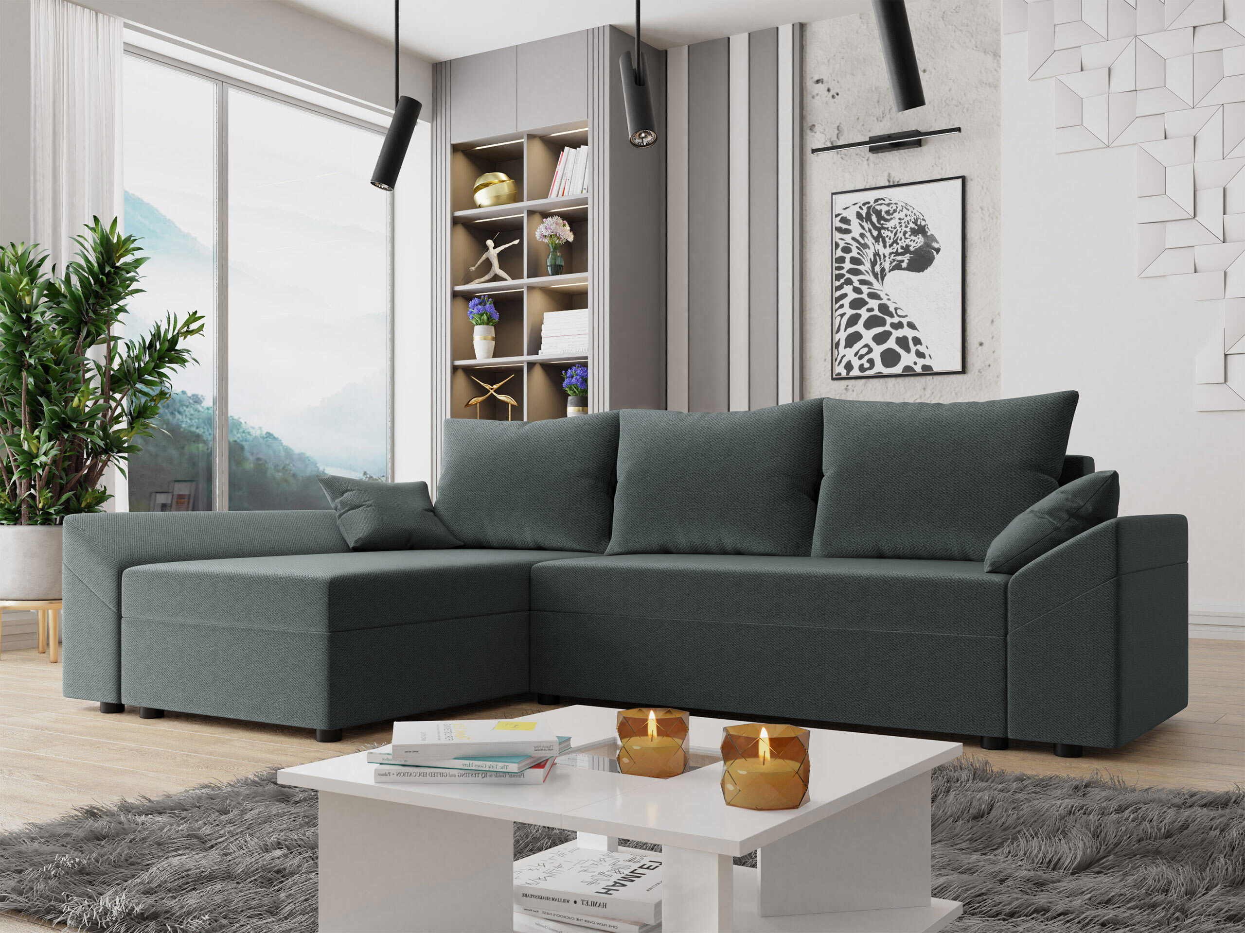 Hjørnesofa Memphis 130 (Paros 06)