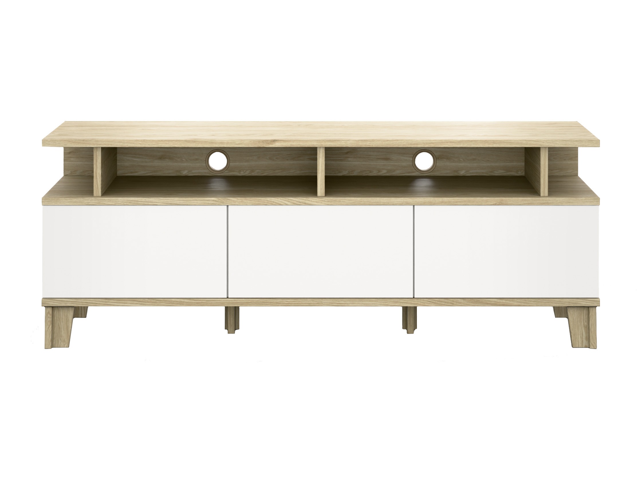 TV-bord Evarveru 101 (Mat hvid)