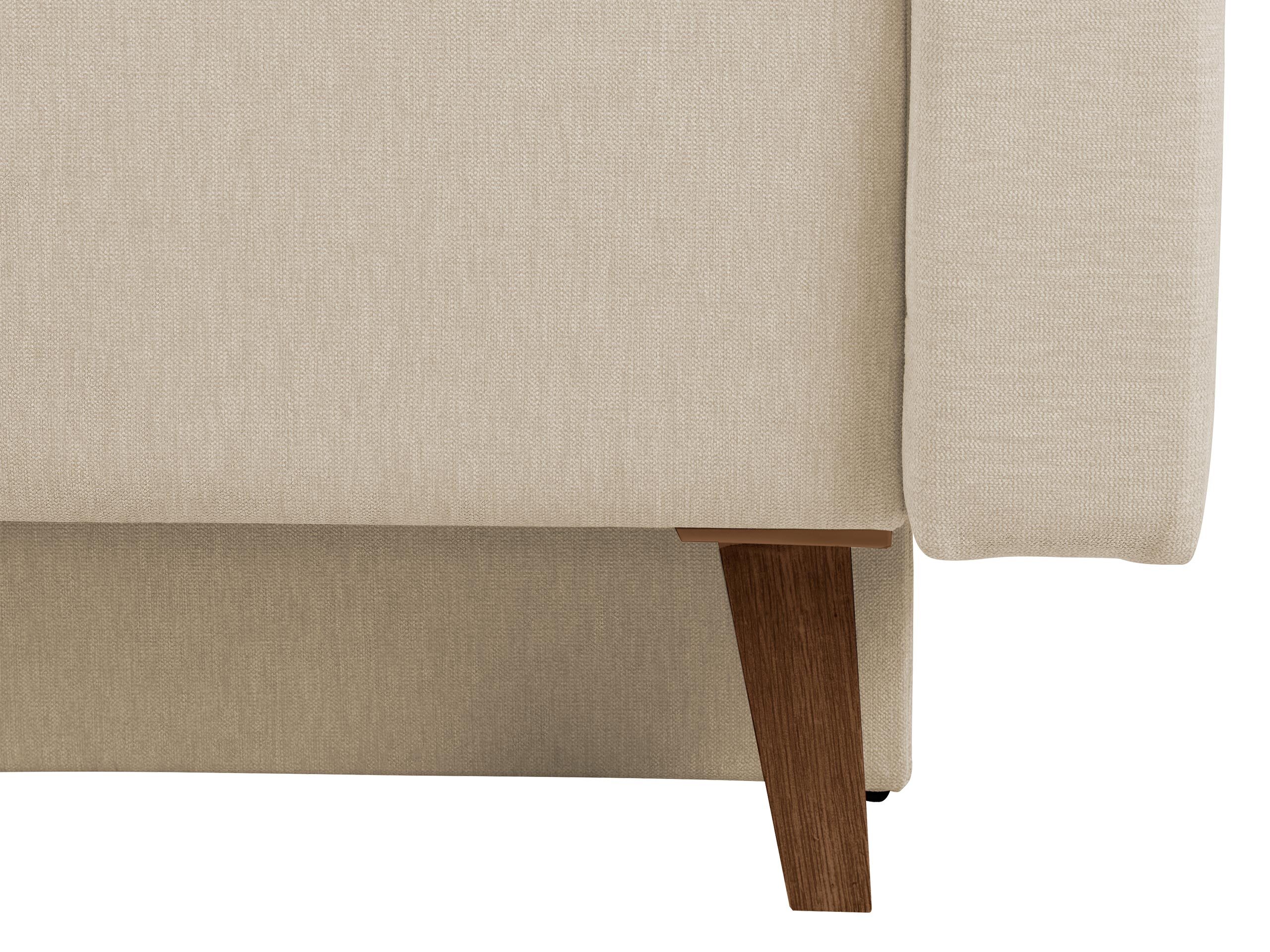 Hjørnesofa Delbene 130 (Aura 23 + Blank sort)