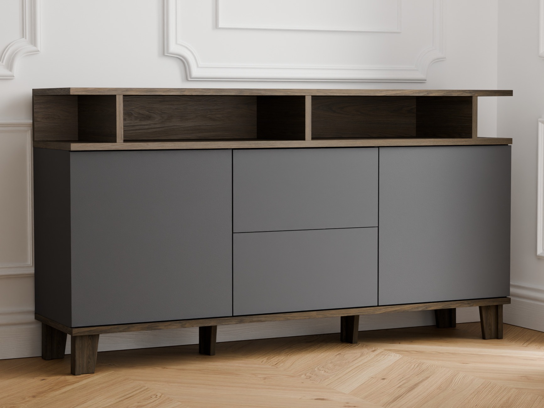 Kommode Evarveru 105 (Antracit)