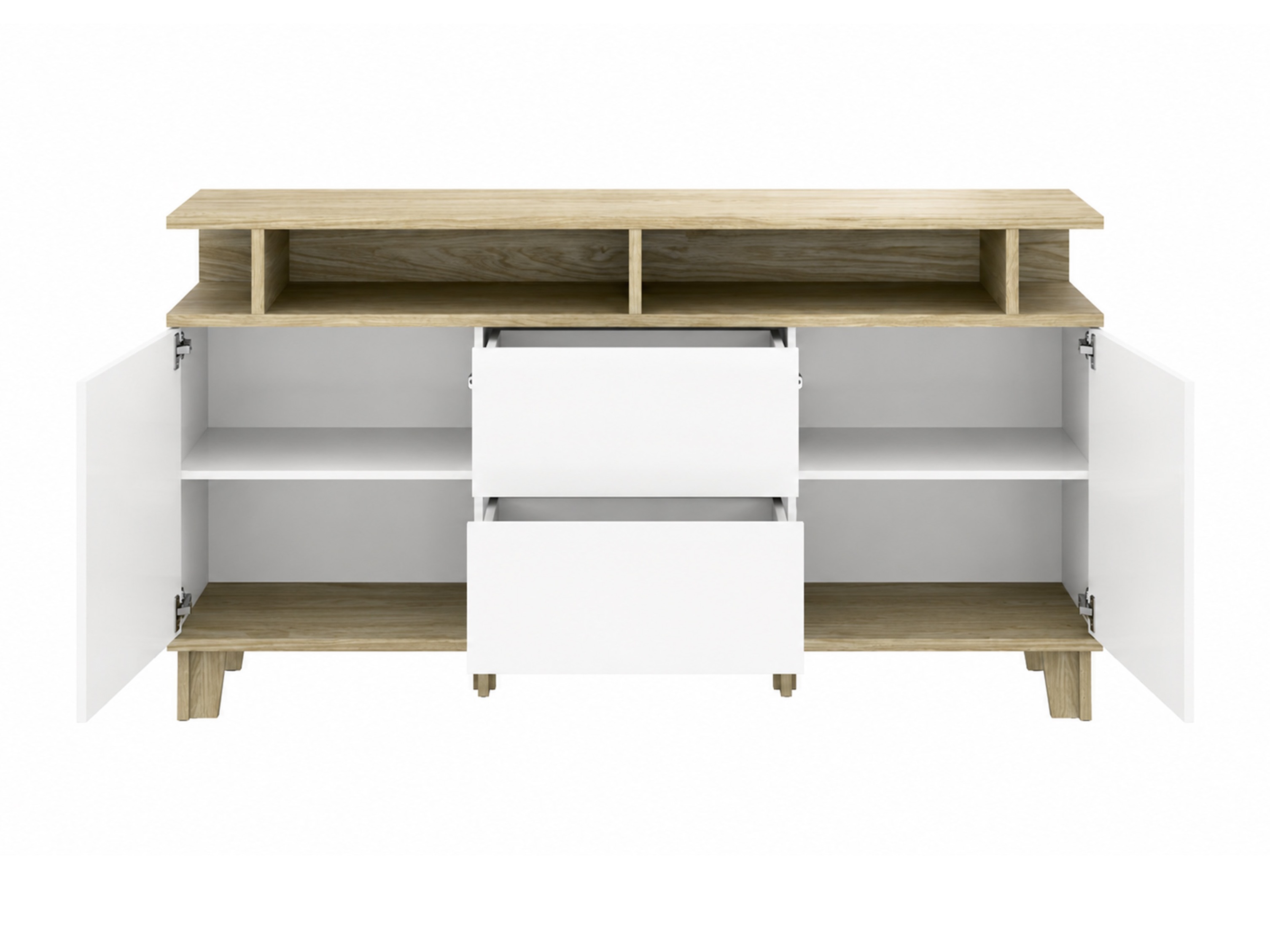 Kommode Evarveru 105 (Mat hvid)
