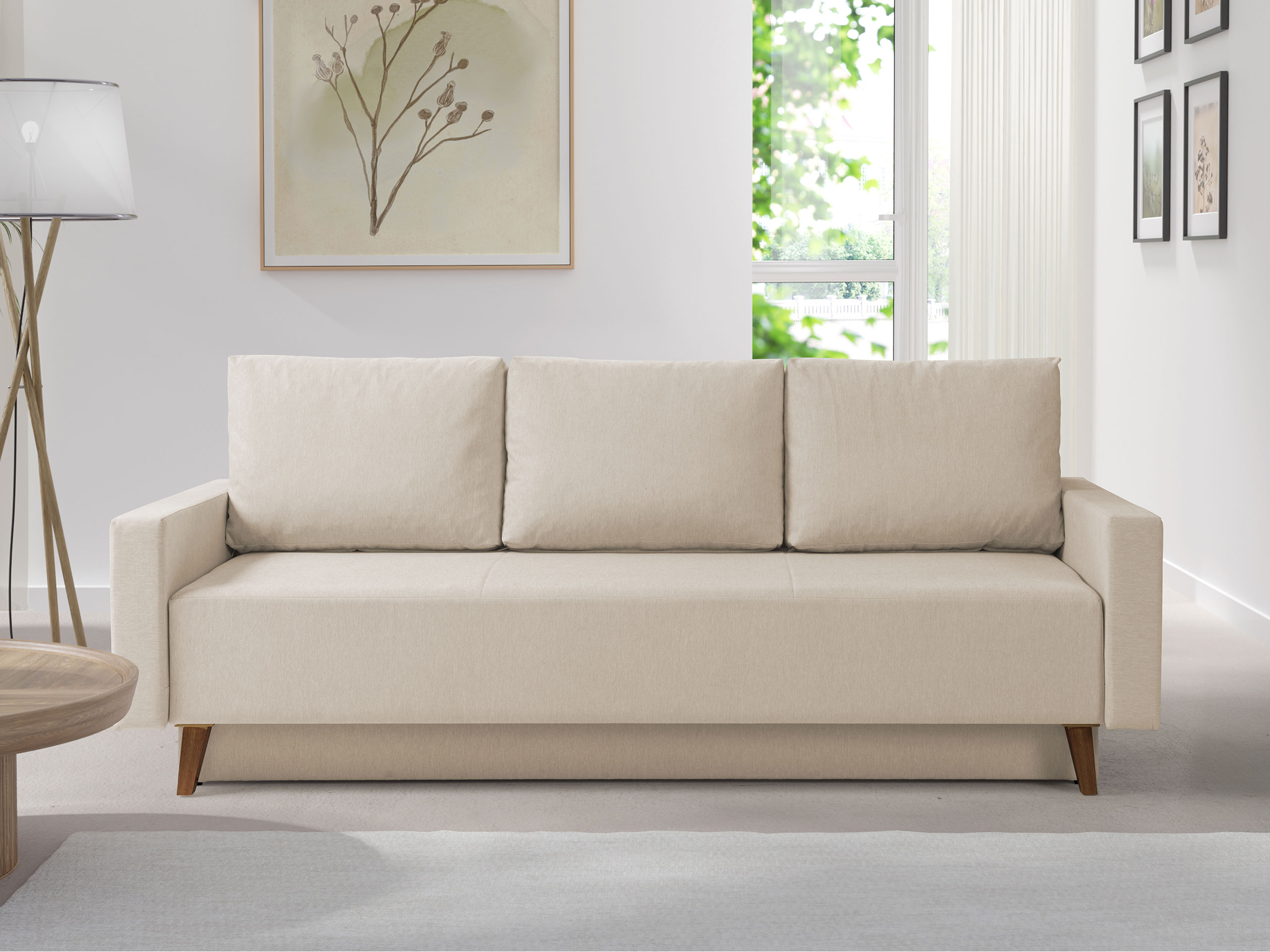 Sovesofa Delbene 129 (Verita 03 + Mørk San Remo eg)