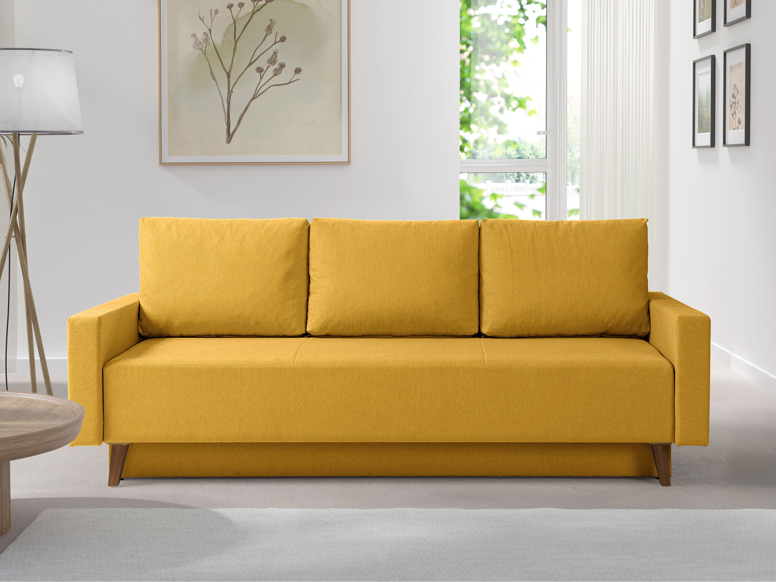 Sovesofa Delbene 129 (Verita 53 + Mørk San Remo eg)