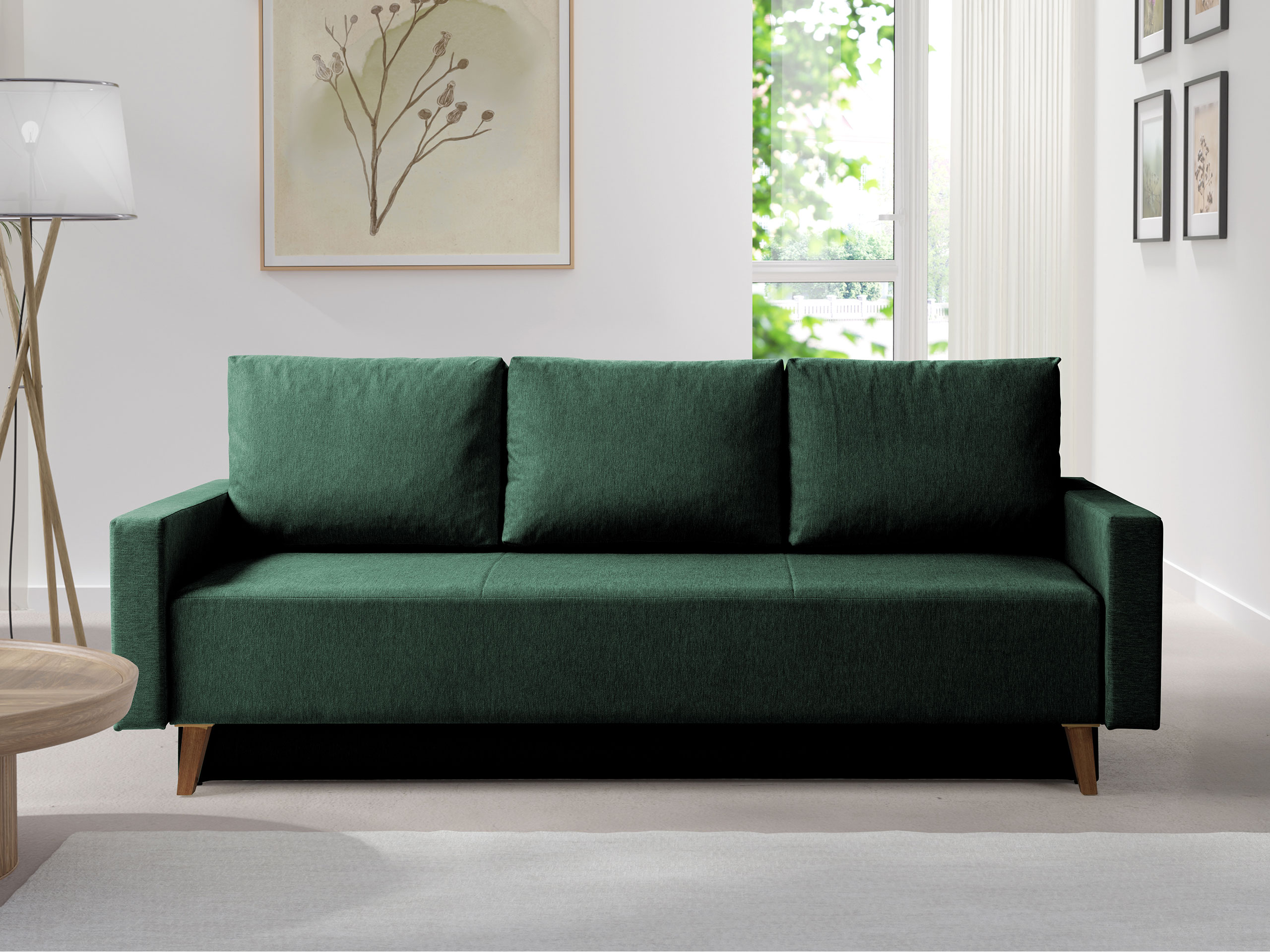 Sovesofa Delbene 129 (Verita 75 + Mørk San Remo eg)