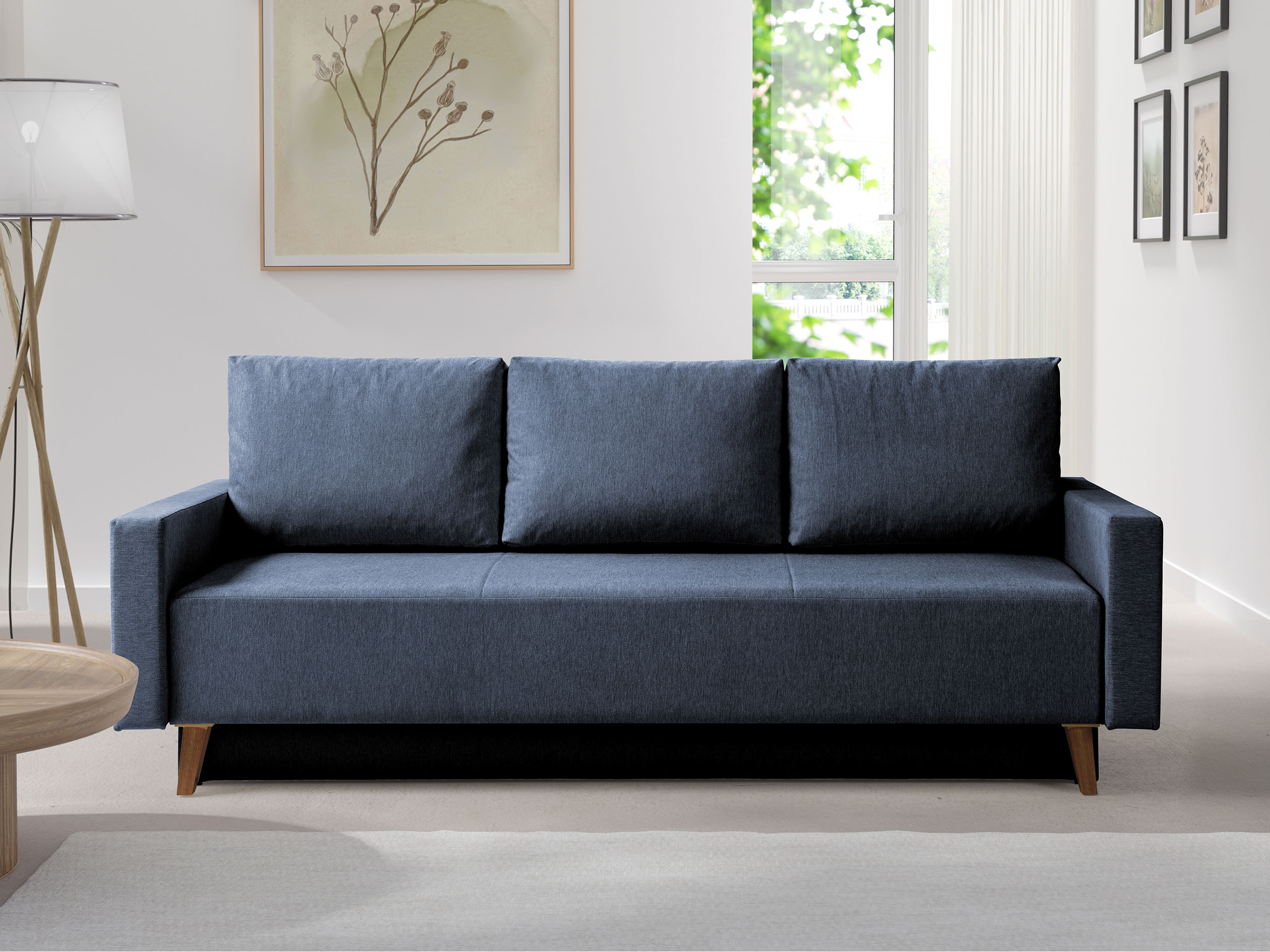 Sovesofa Delbene 129 (Verita 76 + Mørk San Remo eg)