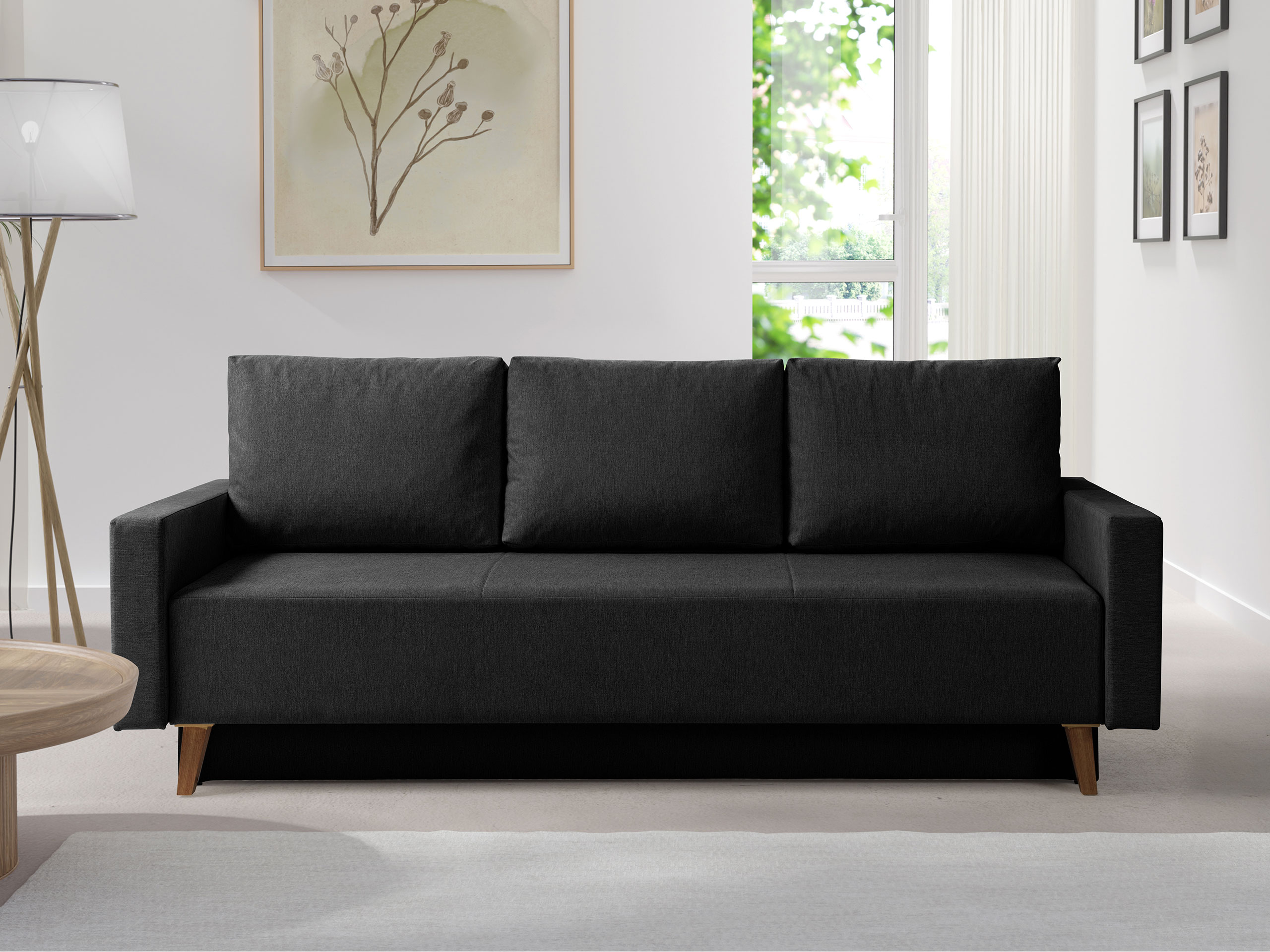 Sovesofa Delbene 129 (Verita 98 + Mørk San Remo eg)