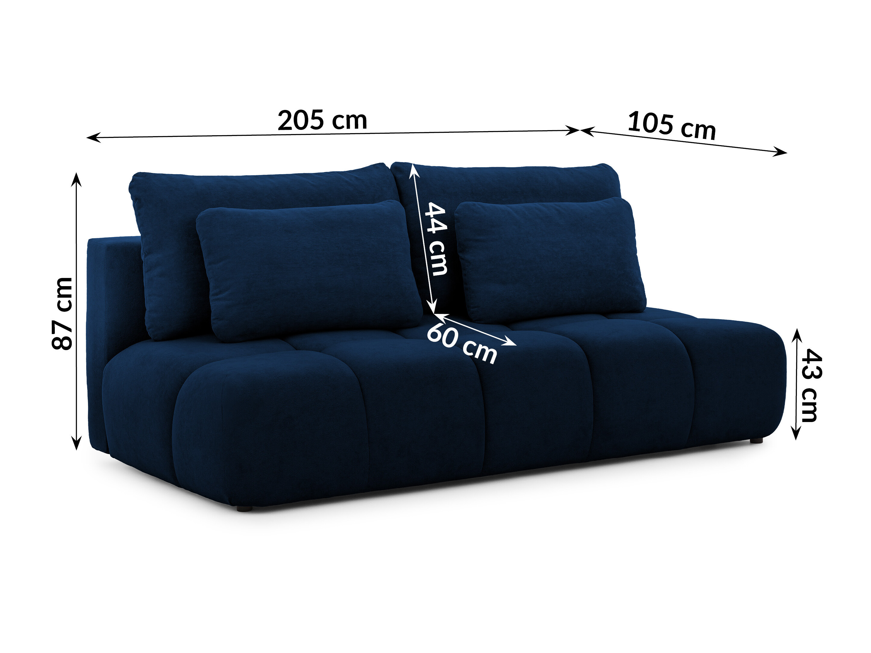 Sovesofa Rocklin 203 (Soft Plush 17)