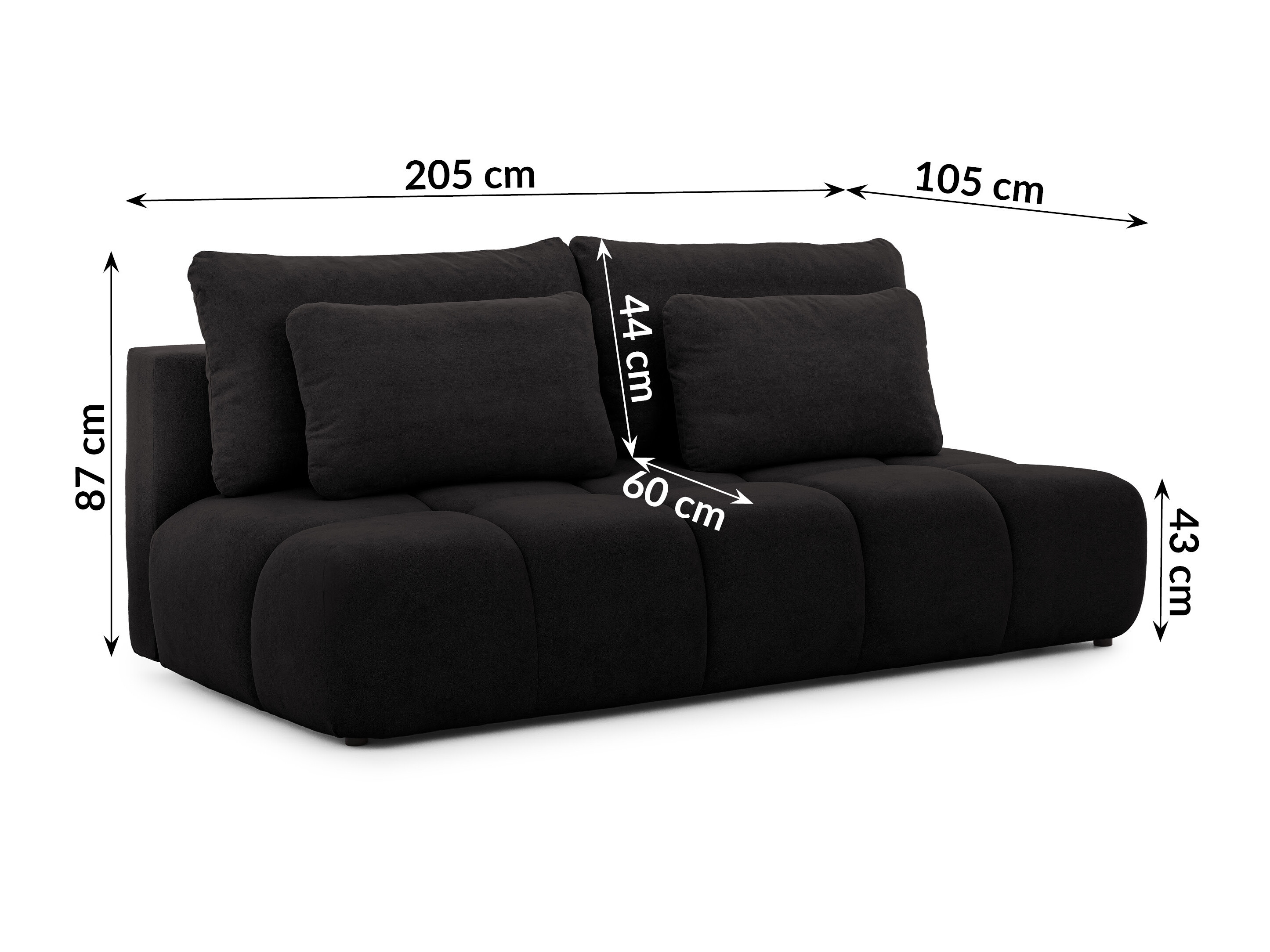 Sovesofa Rocklin 203 (Soft Plush 22)