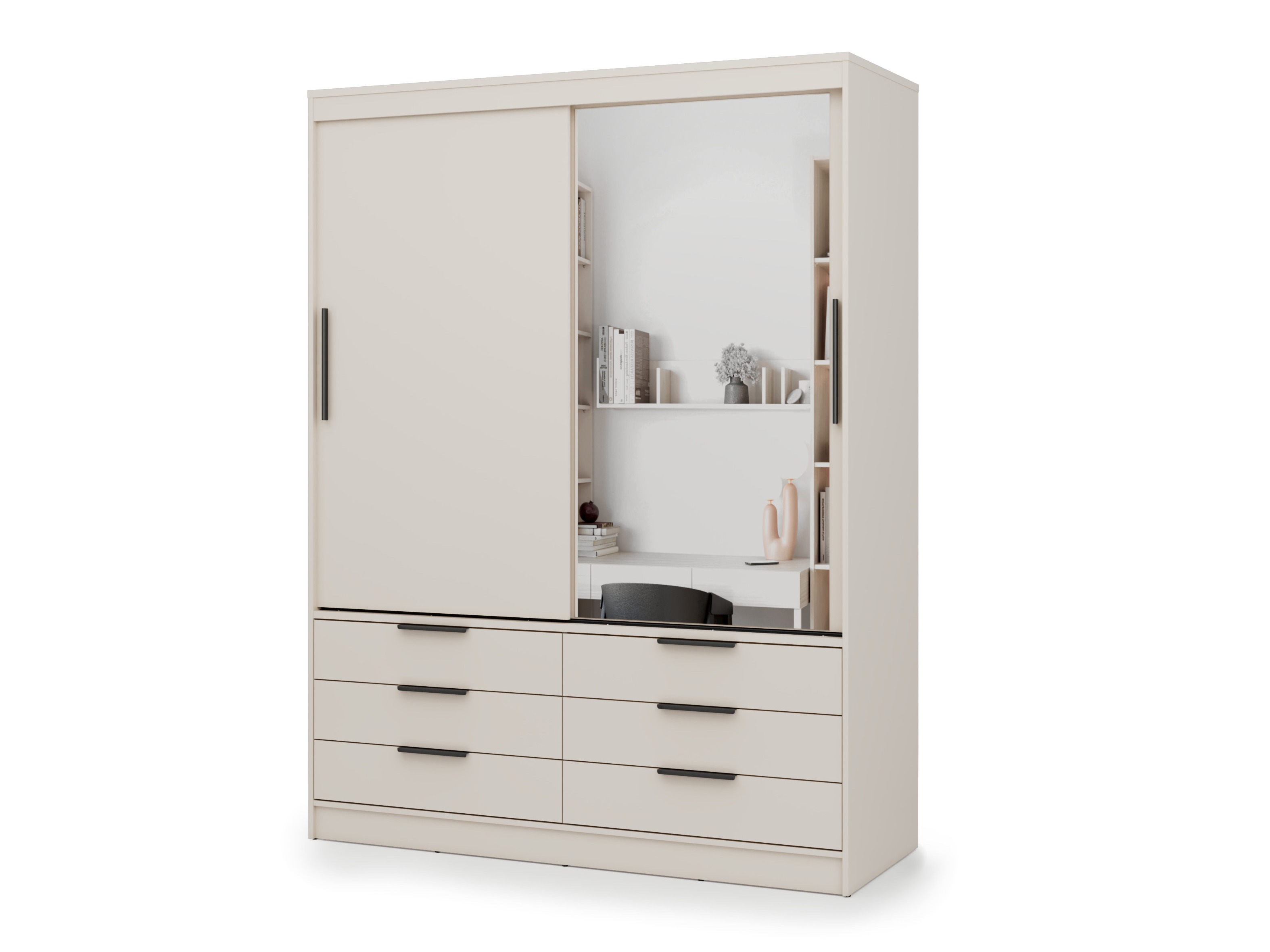 Garderobeskab Fresno 183 (Beige)