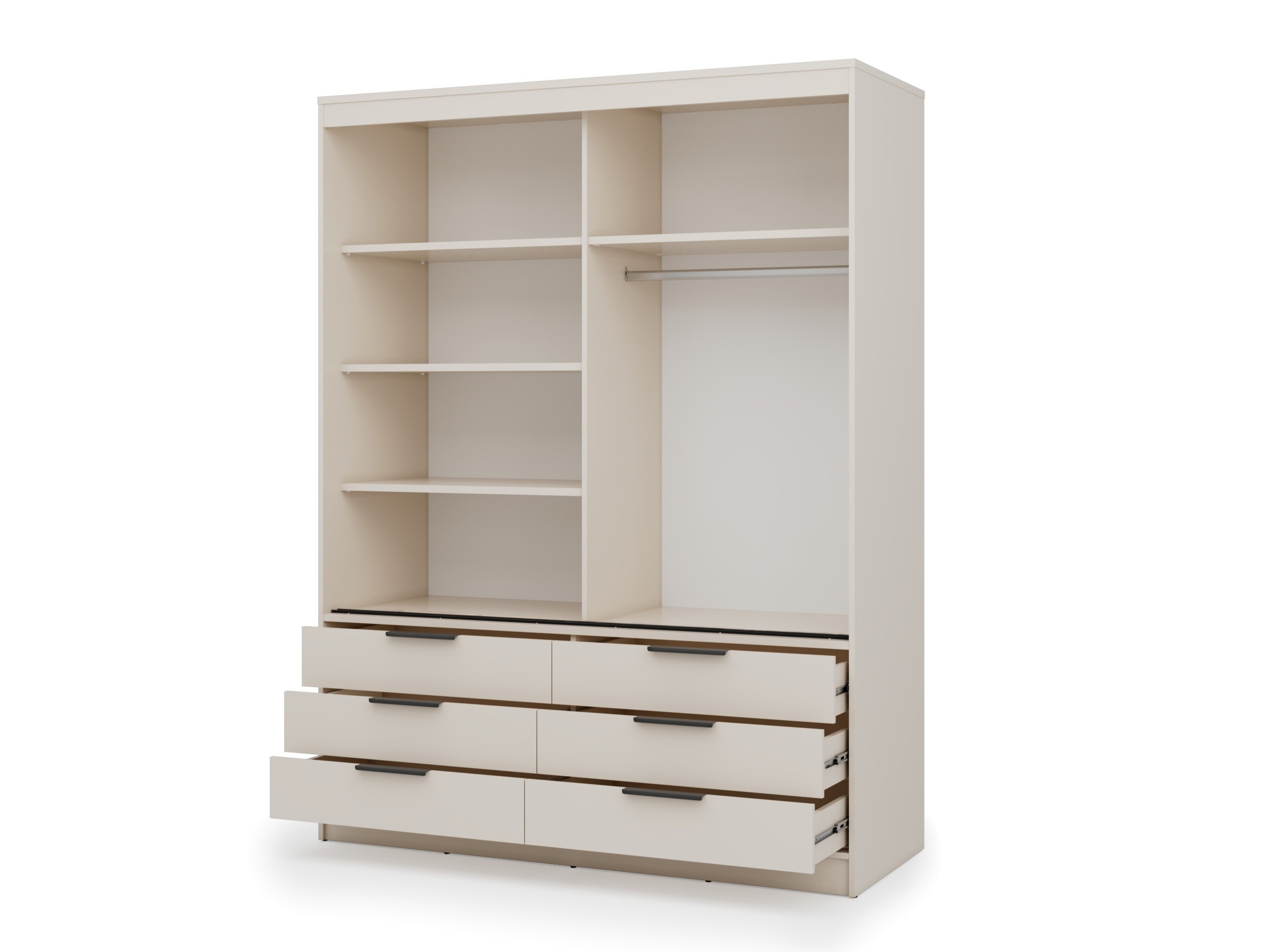 Garderobeskab Fresno 183 (Beige)